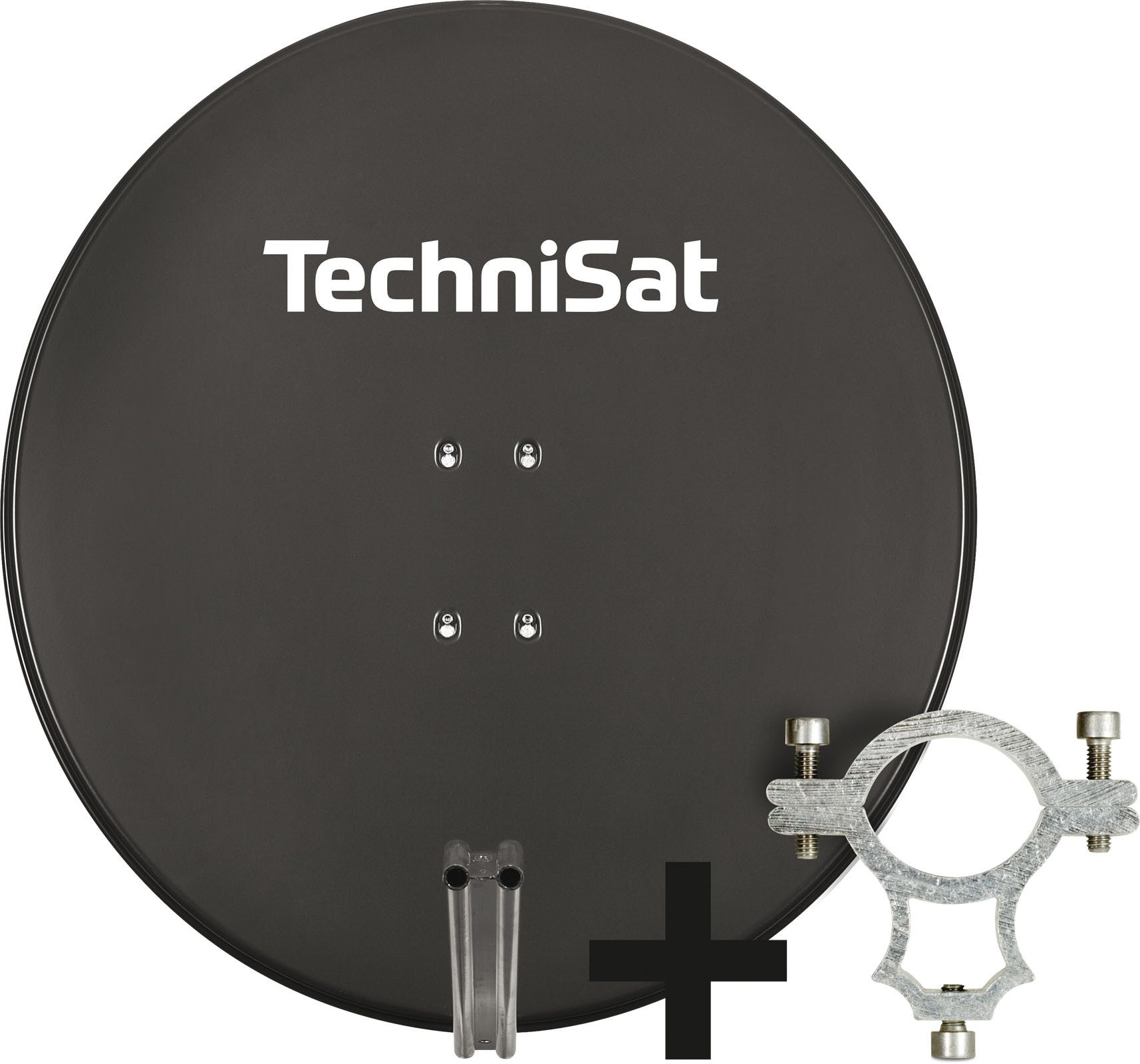 TechniSat SATMAN 850 PLUS inkl. LNB-Halteschelle Sat-Spiegel (85 cm, Aluminium)