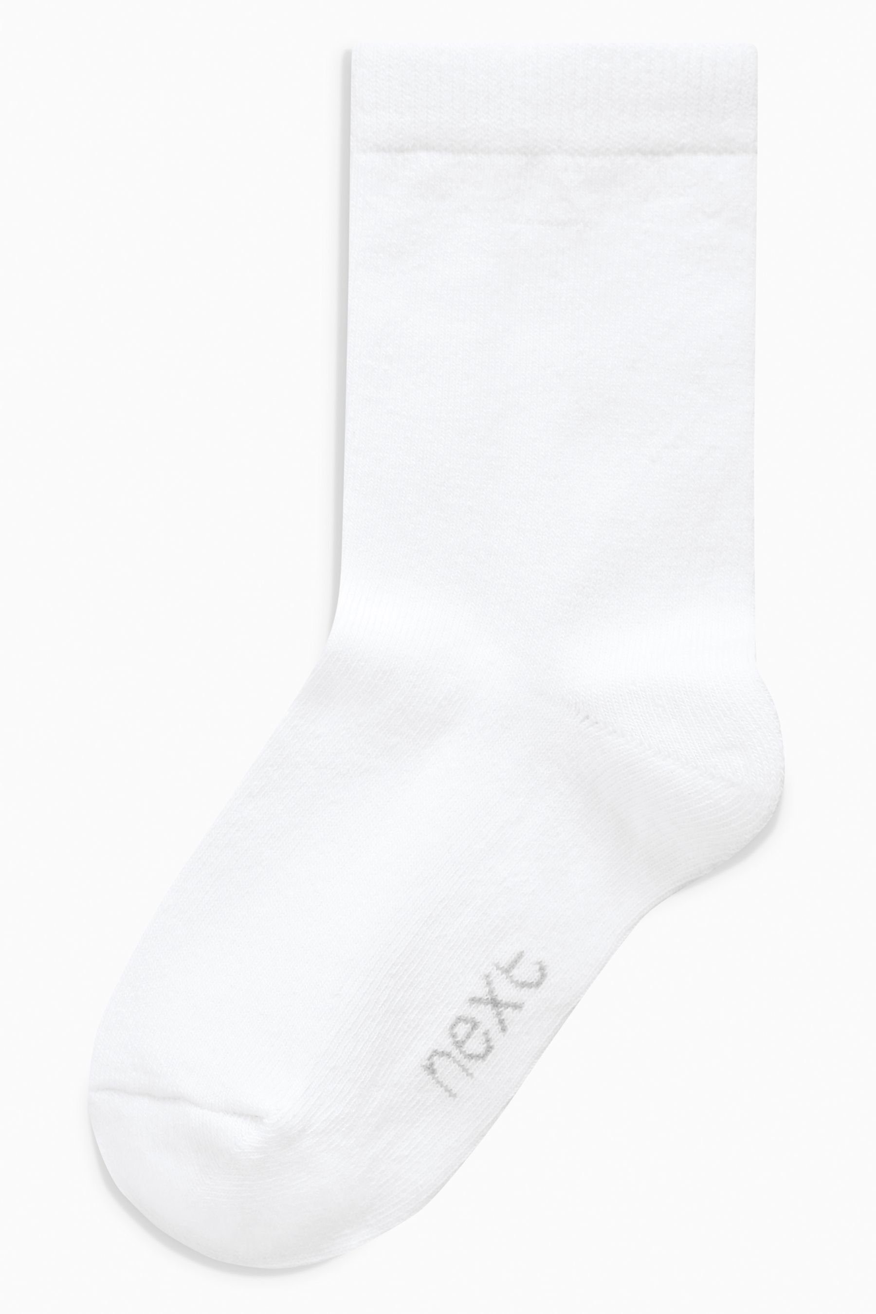 (1-Paar) mit hohem White Baumwollanteil, Kurzsocken 7er-Pack Socken Next