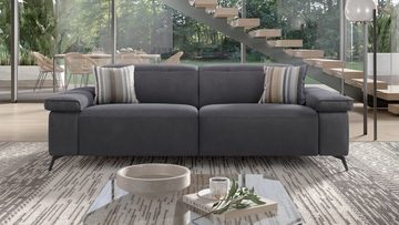 Sofanella 3-Sitzer Stoffsofa URBANA Dreisitzer Relaxsofa italienisch