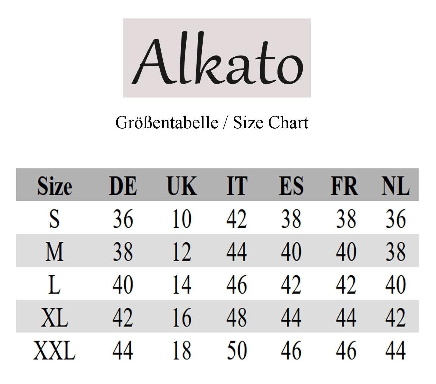Alkato Longshirt Alkato Damen Langarm Shirt günstig online kaufen