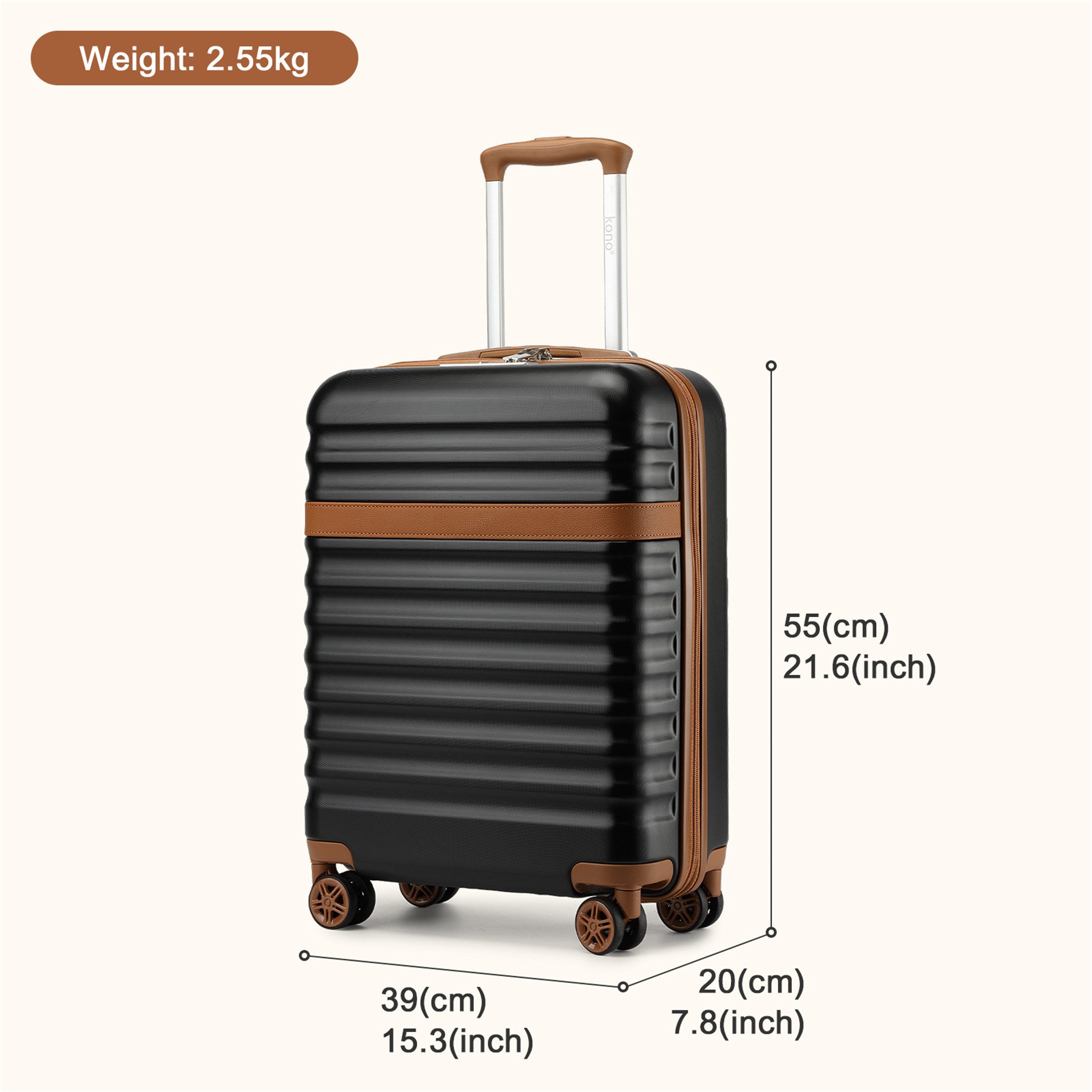 KONO Trolley Handgepäck Koffer Reisekoffer von günstig online kaufen