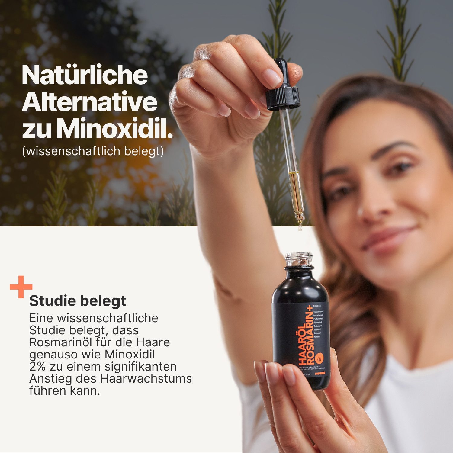 IMPERIO Haaröl Rosmarin+ Revitalisierendes Haaröl für mehr Haarwachstum