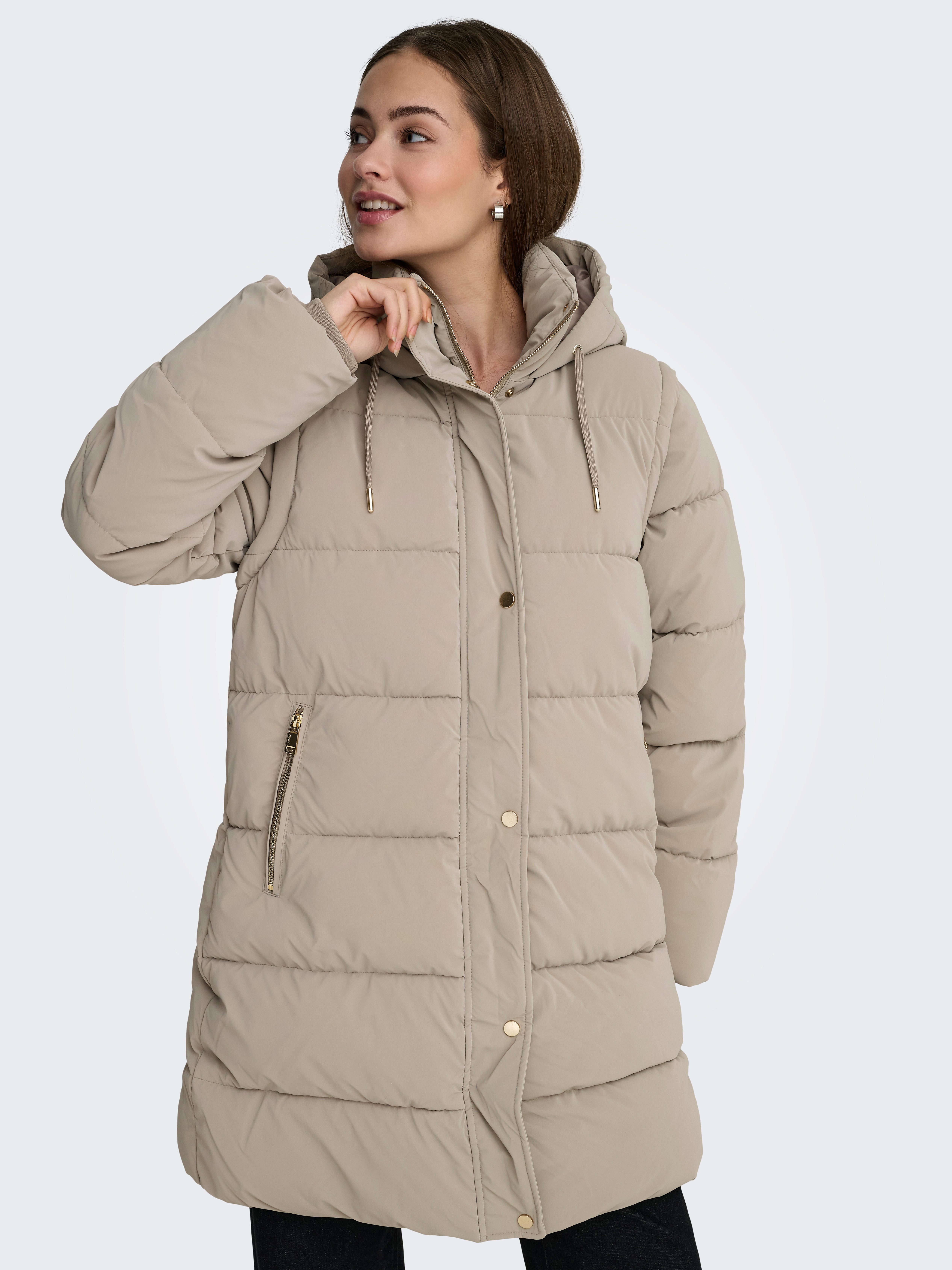 ONLY Steppmantel ONLDIXIE LIFE 2IN1 PUFFER COAT CC OTW Kunstfaser