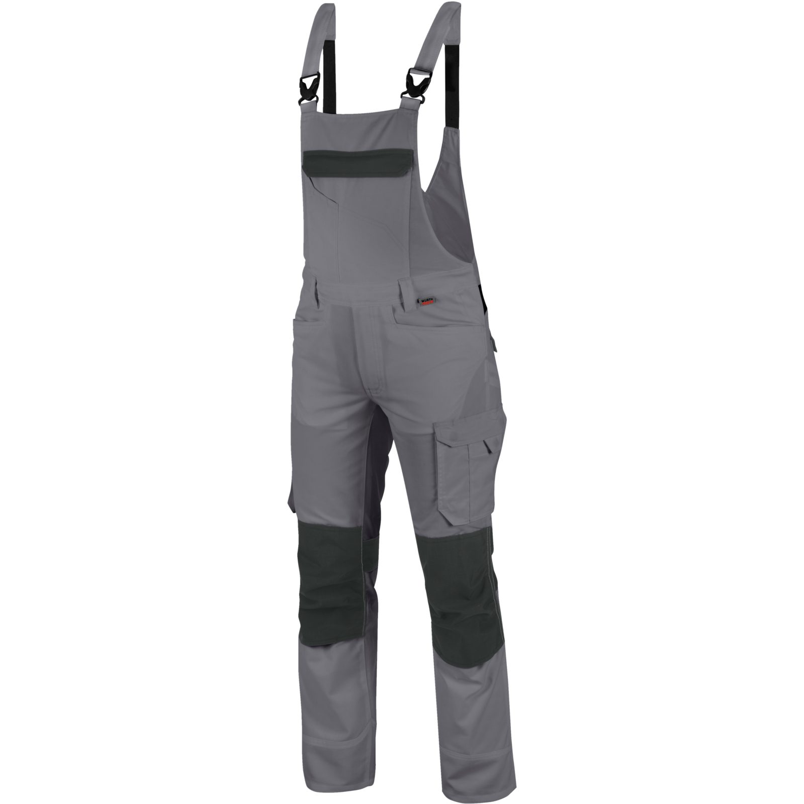 Würth MODYF Arbeitslatzhose Cetus Industriewäschetaugliche Hose für Handwerker Robuste Latzhose mit praktischen Taschen