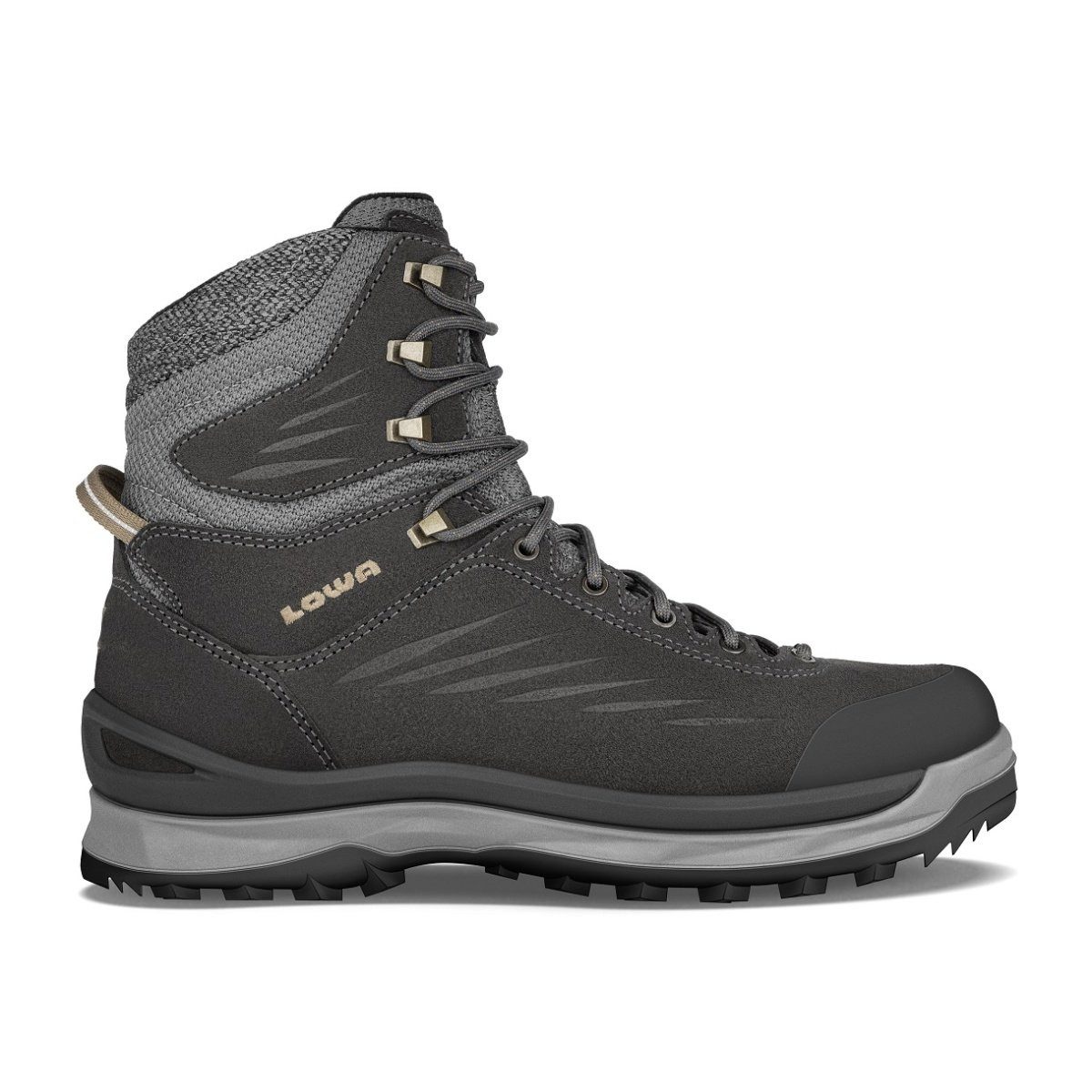 Lowa Callisto GTX (Veloursleder, wasserdicht) anthrazitgrau/ocker Herren Wi günstig online kaufen