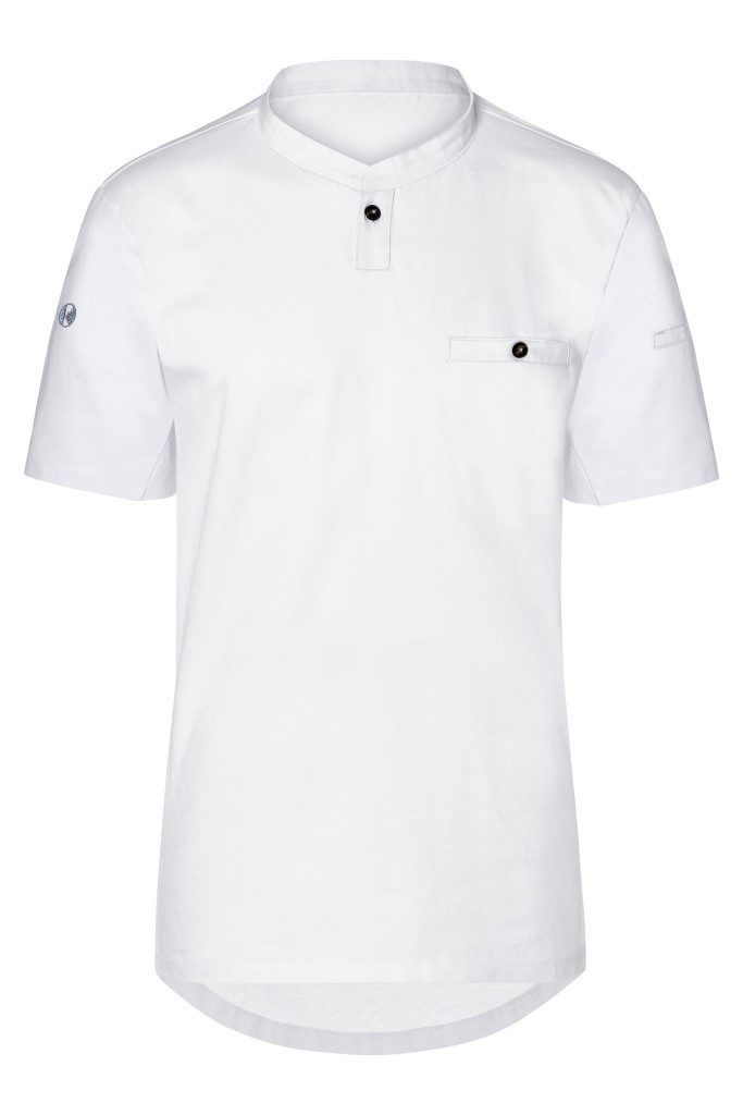 Karlowsky Fashion Kurzarmshirt KARLOWSKY Herren Arbeitsshirt PERFORMANCE Kurzarm Slim Weiß