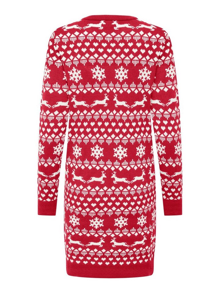 ONLY Strickkleid ONLXMAS SNOWFLAKE LS DRESS CS KNT