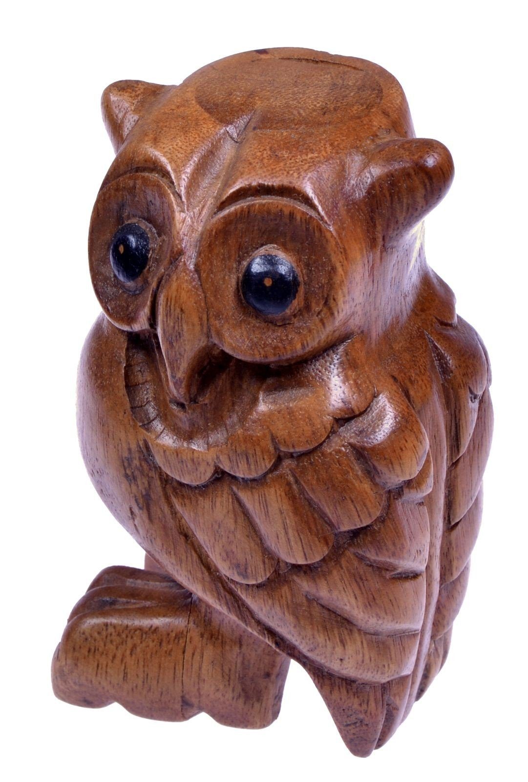 Logoplay Holzspiele Spiel, Свисткиeule Gr. 2 - 10 cm - Klangeule - Klangtier - Musik-/Percussion-Instrument Holzspielzeug