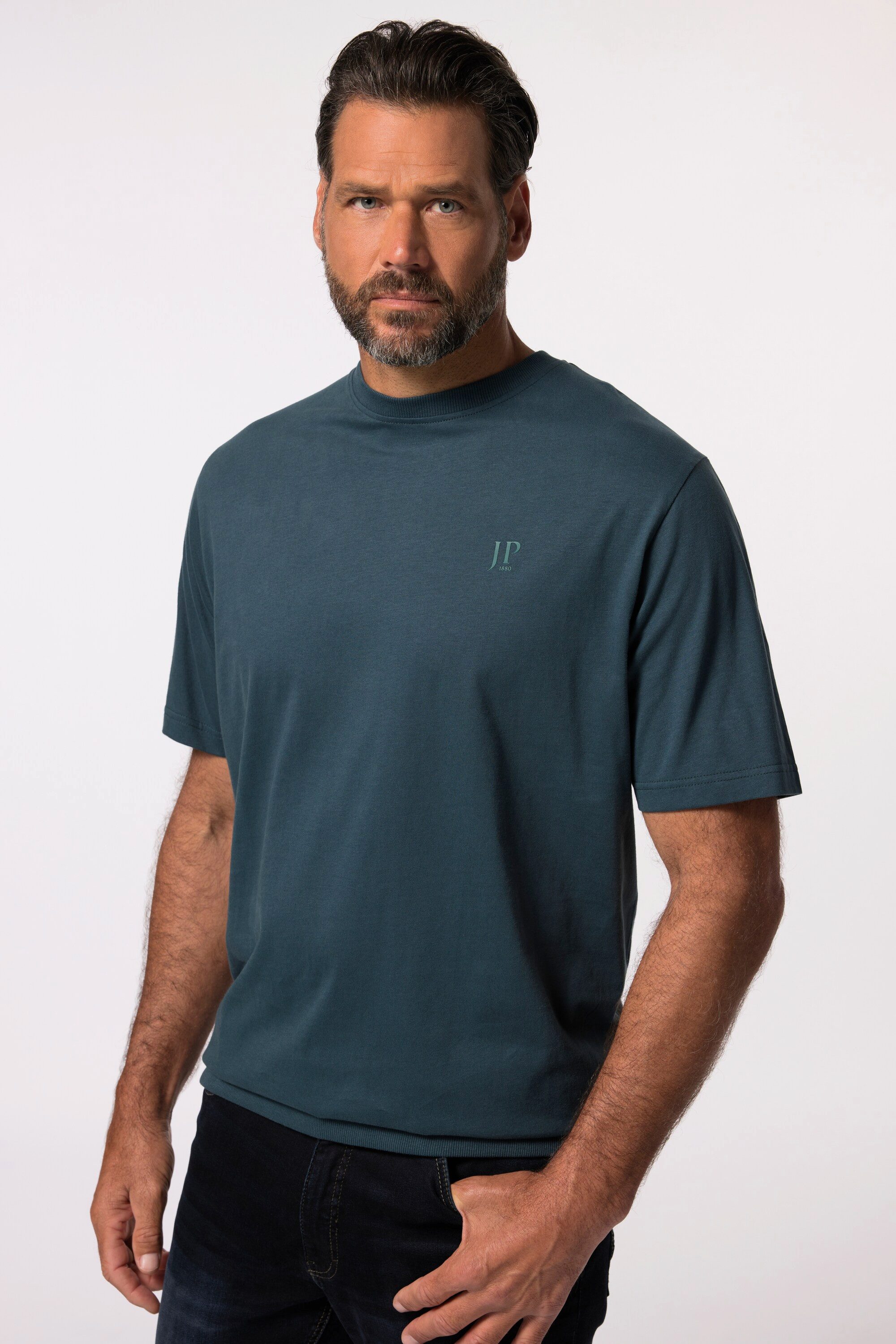 JP1880 T-Shirt T-Shirt Bauchfit Basic Halbarm günstig online kaufen