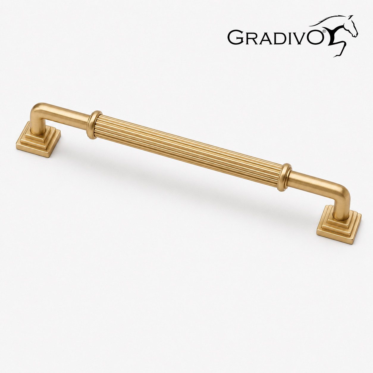 Gradivo Möbelgriff Schrankgriff Bügelgriff 937 - Matt-Gold, 160 mm