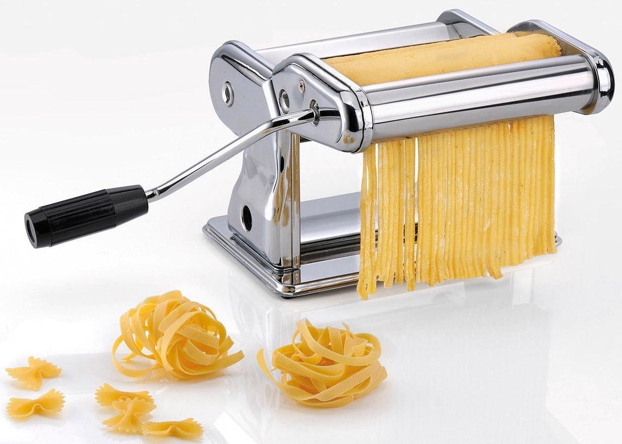 GEFU Nudelmaschine Pasta Perefetta Brillante, für 3 verschiedene  Nudelsorten, Herstellen von Tagliolini, Tagliatelle und Lasagne