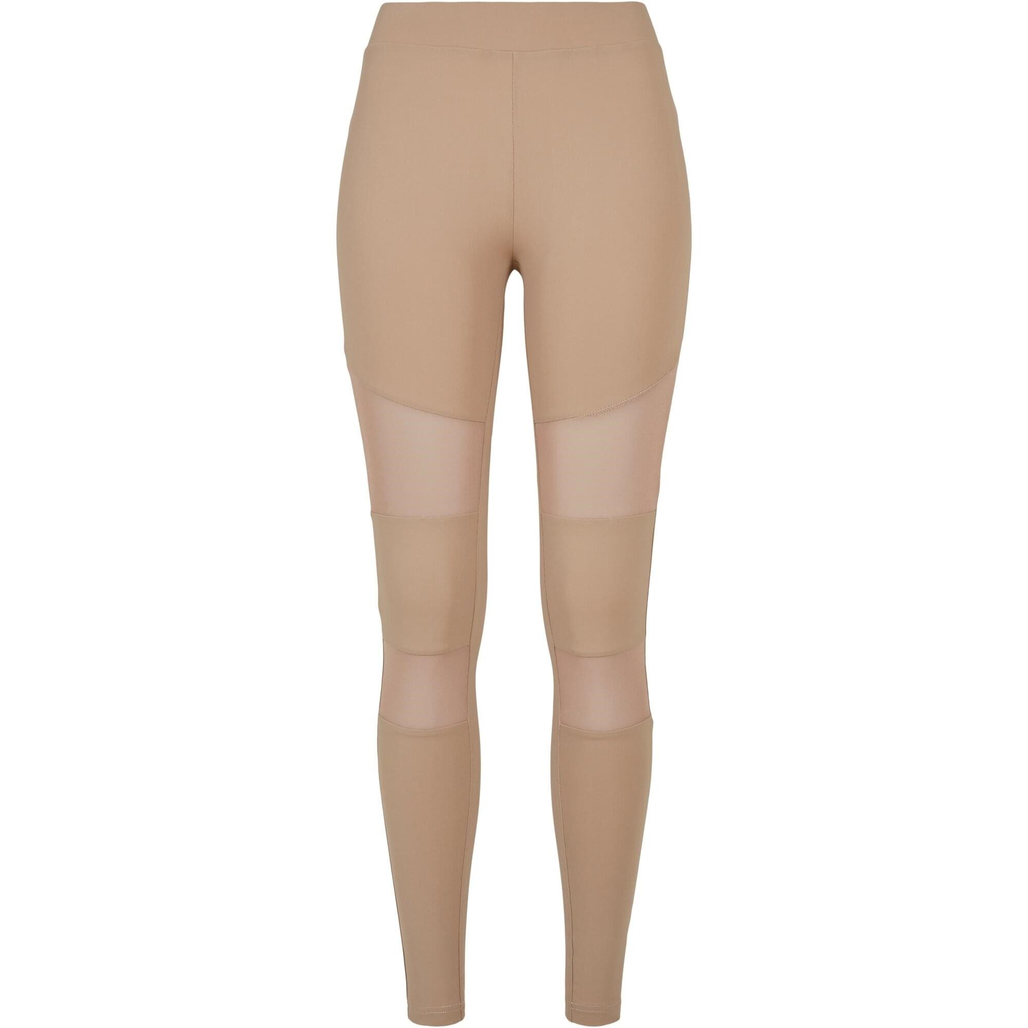 Leggings Damen Tech Mesh Leggings transparente Mesheinsätze