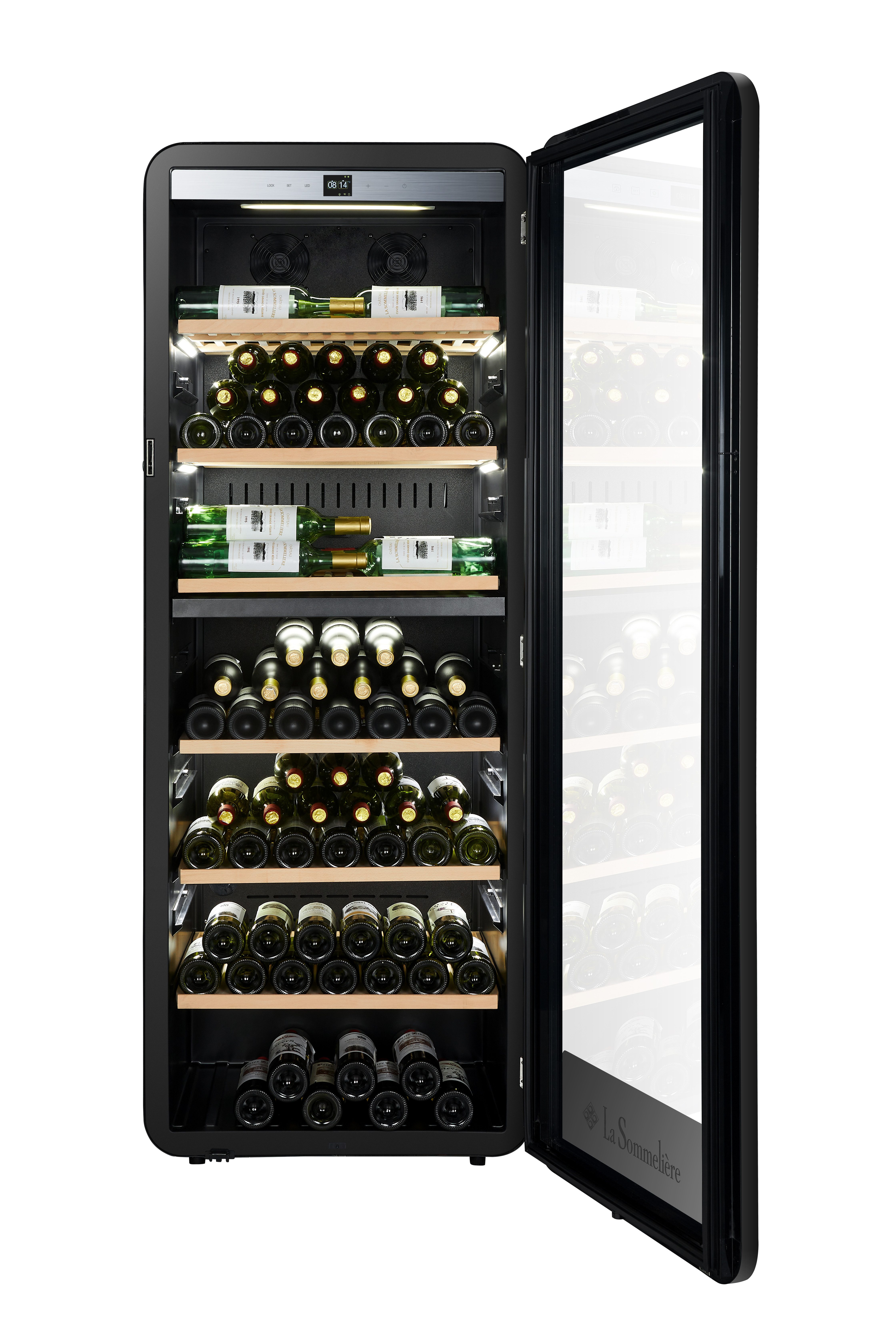 La Sommelière Weinkühlschrank APOGEE250DZN, für 247 Standardflaschen á 0,75l,2 Zonen, Aktivkohlefilter, LED-Beleuchtung, SMART