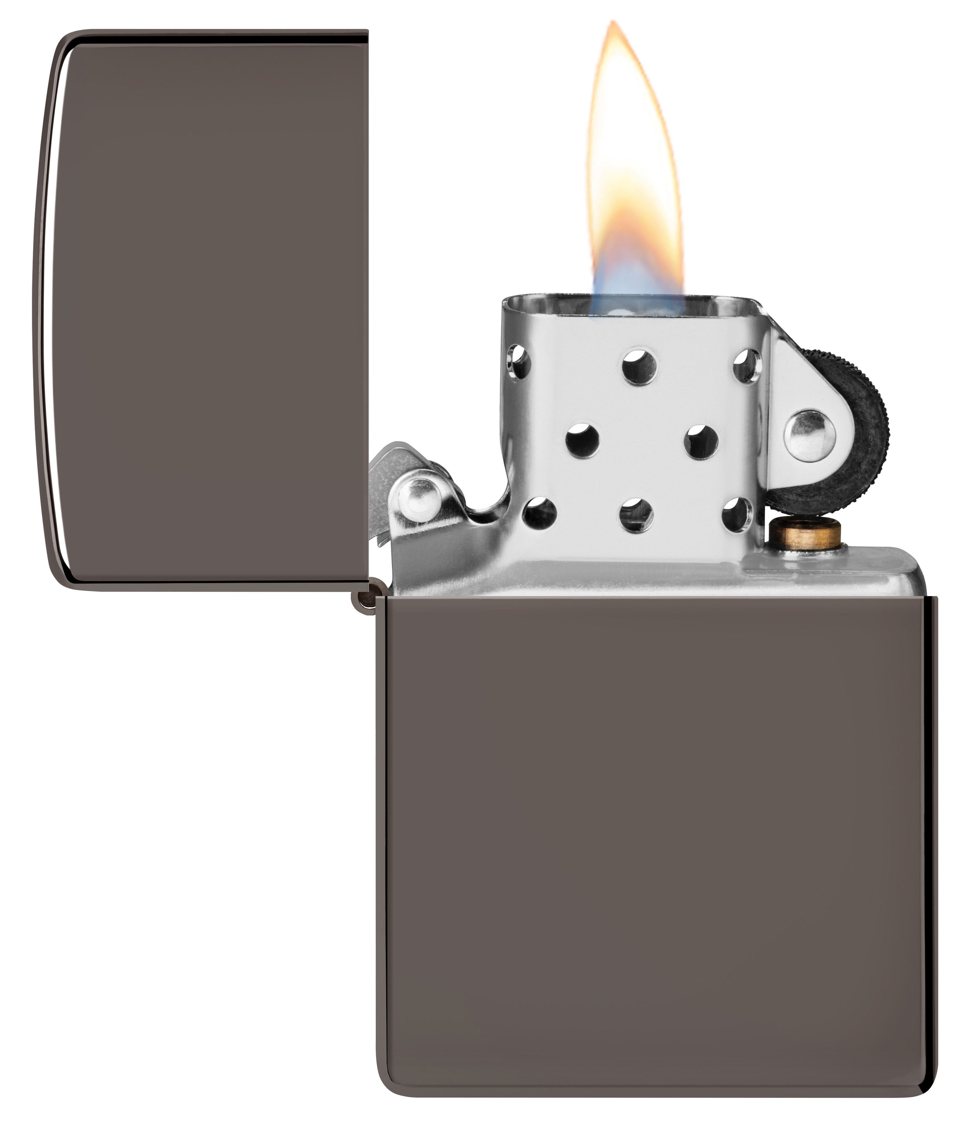 Zippo Feuerzeuge Zippo Sturmfeuerzeug - Base Model - Nachfüllbar Windfest Geschenkbox