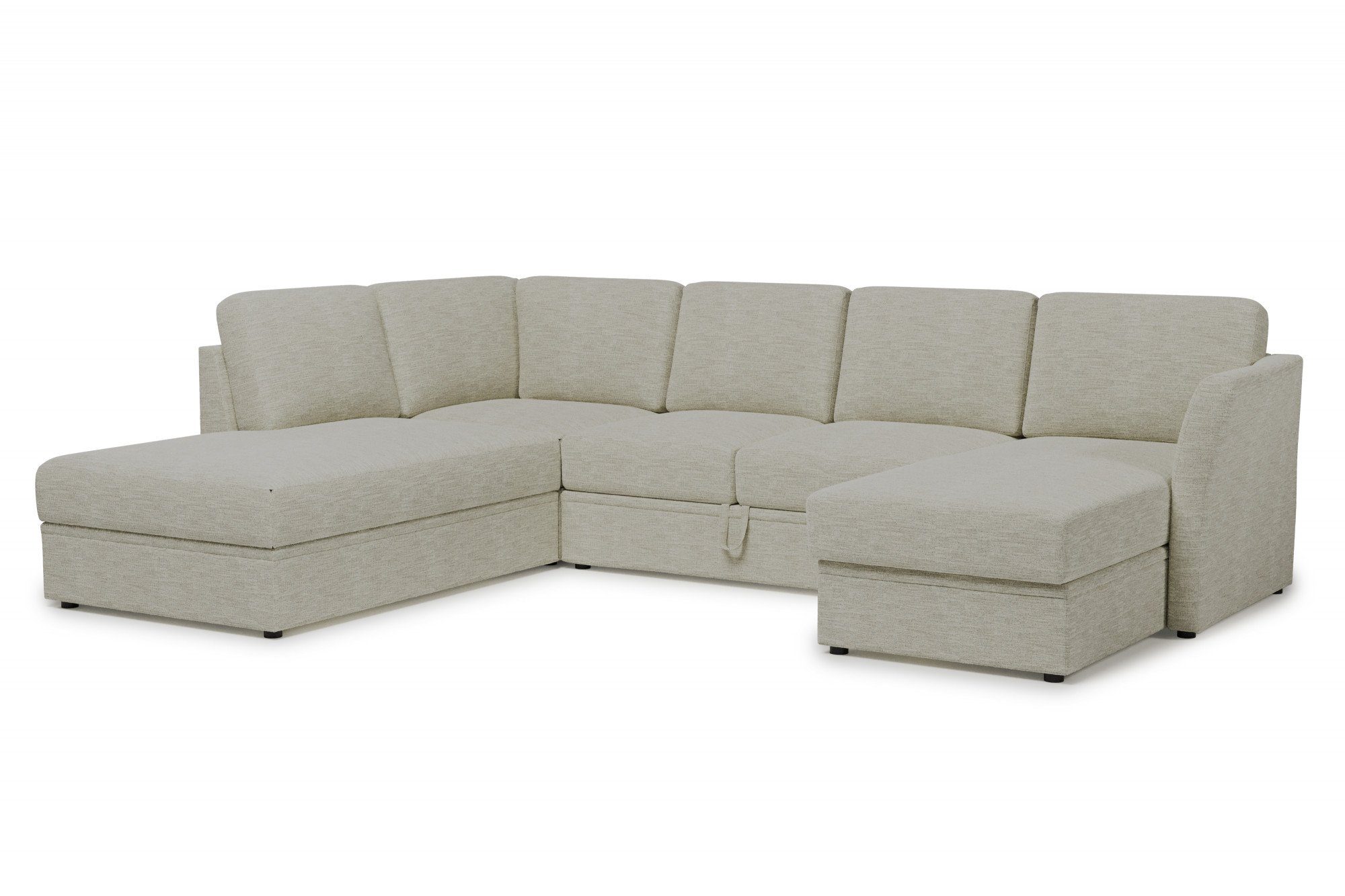 OTTO home Wohnlandschaft Lavars Schlafsofa, mit Bettfunktion und Stauraum, in zwei verschiedenen Bezugsqualitäten