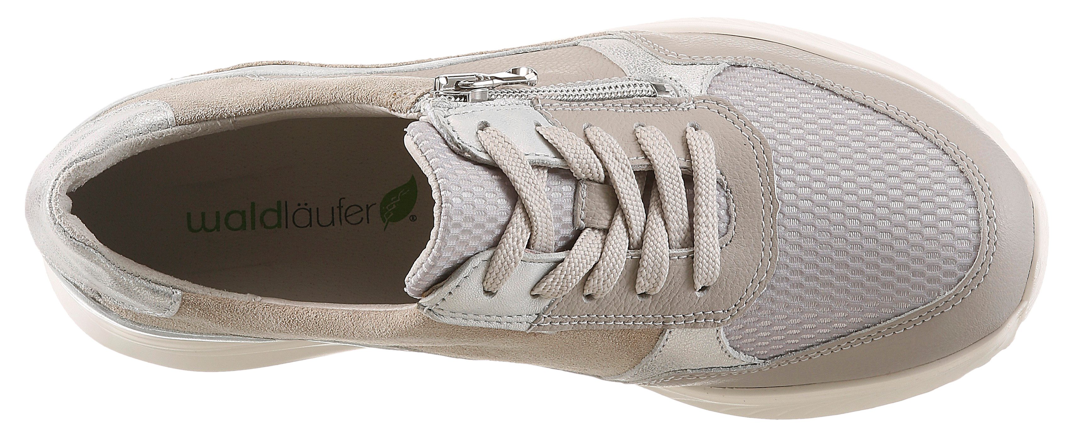 Waldläufer Sneaker Bequemschuh, Schnürschuh, Halbschuh mit Reißverschluss - Weite H