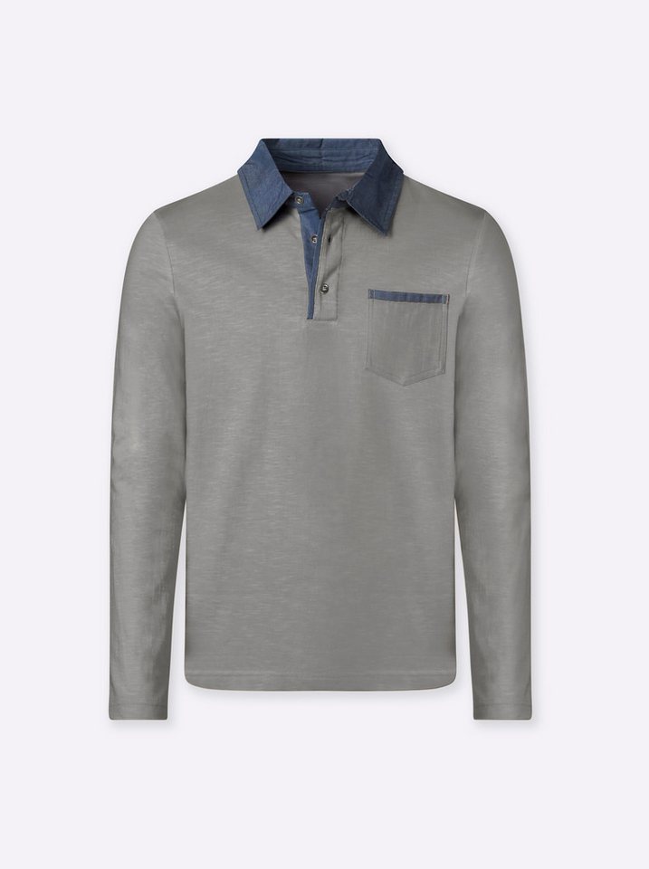 Witt T-Shirt Langarm-Poloshirt Langarm