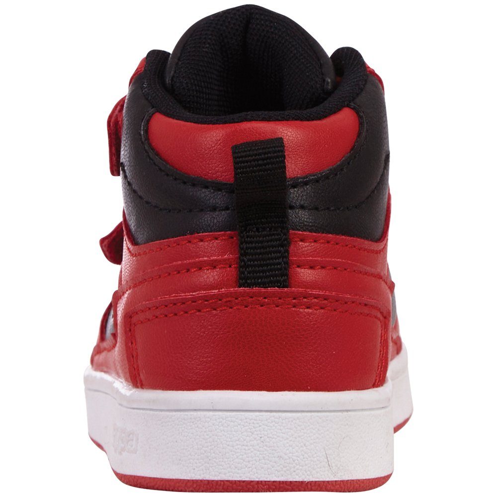 Kappa Sneaker mit passende für Kinderschuhe Qualitätsversprechen red-black