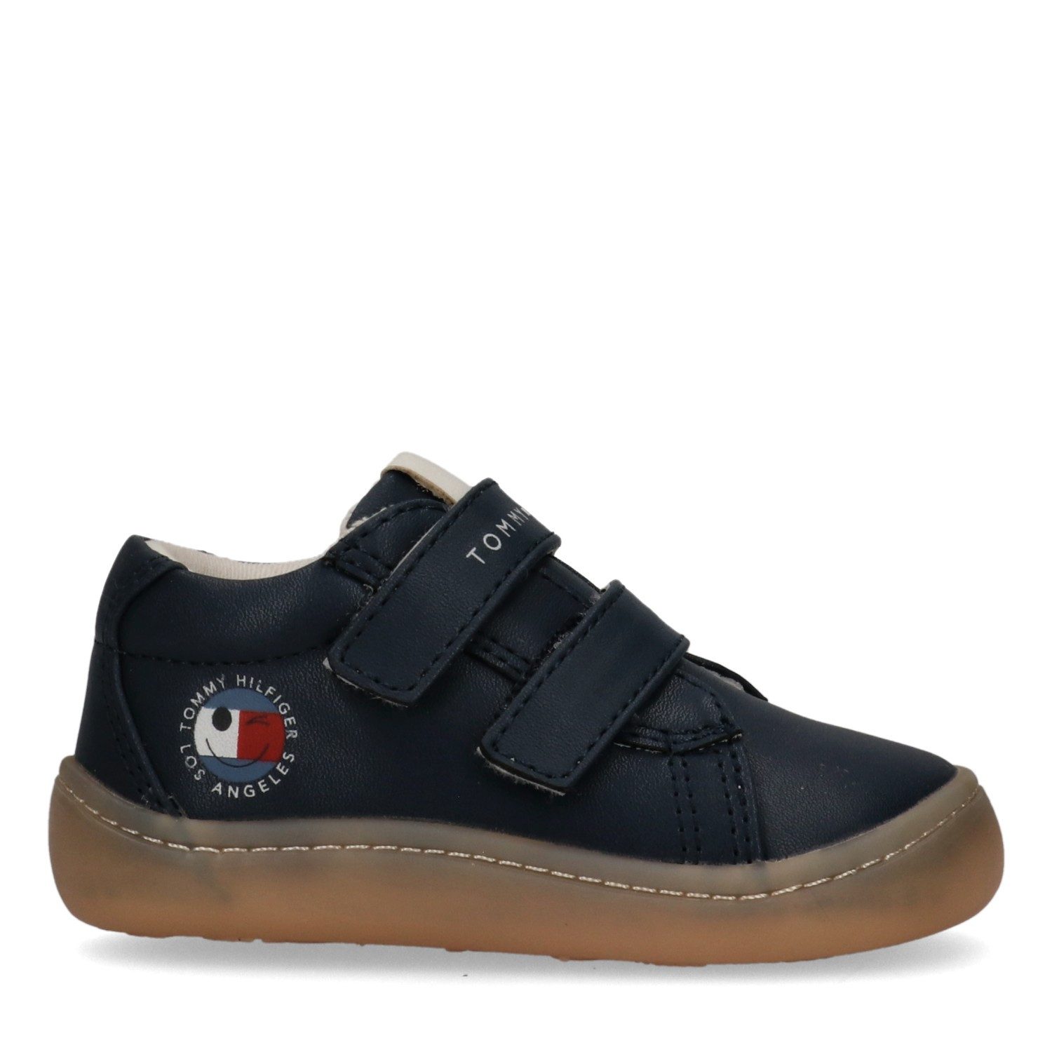Tommy Hilfiger Lauflernschuh Barfußschuh, Halbschuh, Klettschuh mit Logoschriftzug