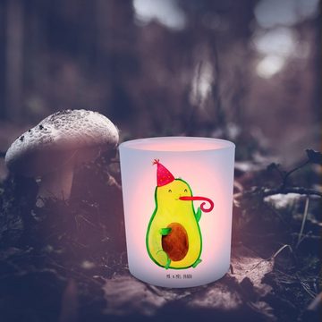 Mr. & Mrs. Panda Windlicht Avocado Feier - Transparent - Geschenk, Geburtstag, Feierlichkeit, Ve (1 St), Gemütlich