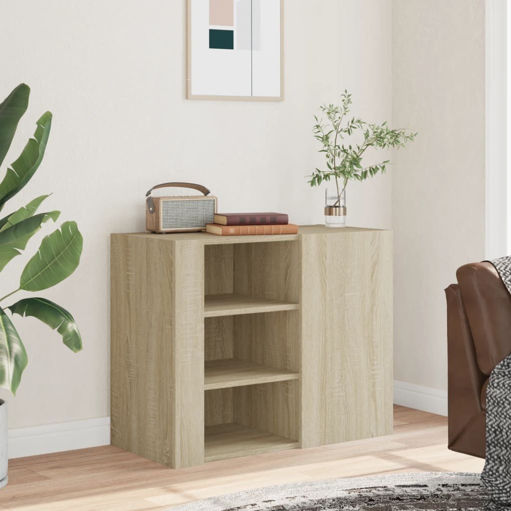 vidaXL Regal Wandregal Sonoma-Eiche 75x35x60 cm günstig online kaufen