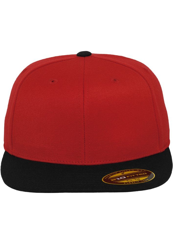red/black Cap Fitted Flex 210 Premium Flexfit Accessoires 2-Tone