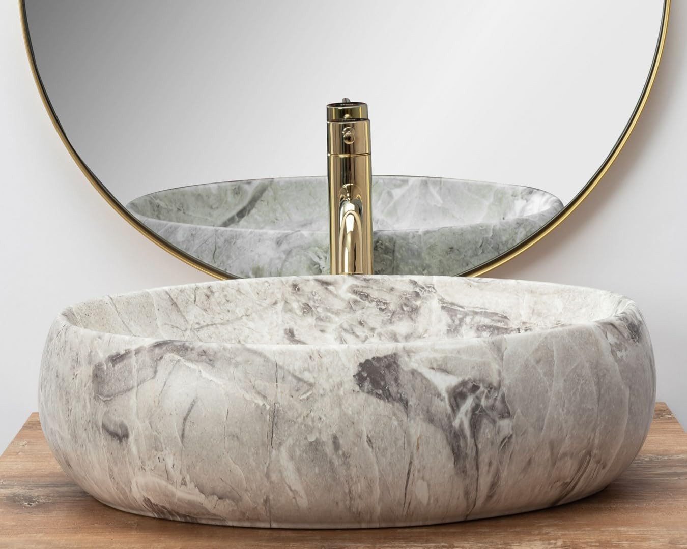 GTM Design Aufsatzwaschbecken LINDA Modern Waschbeckenm günstig online kaufen