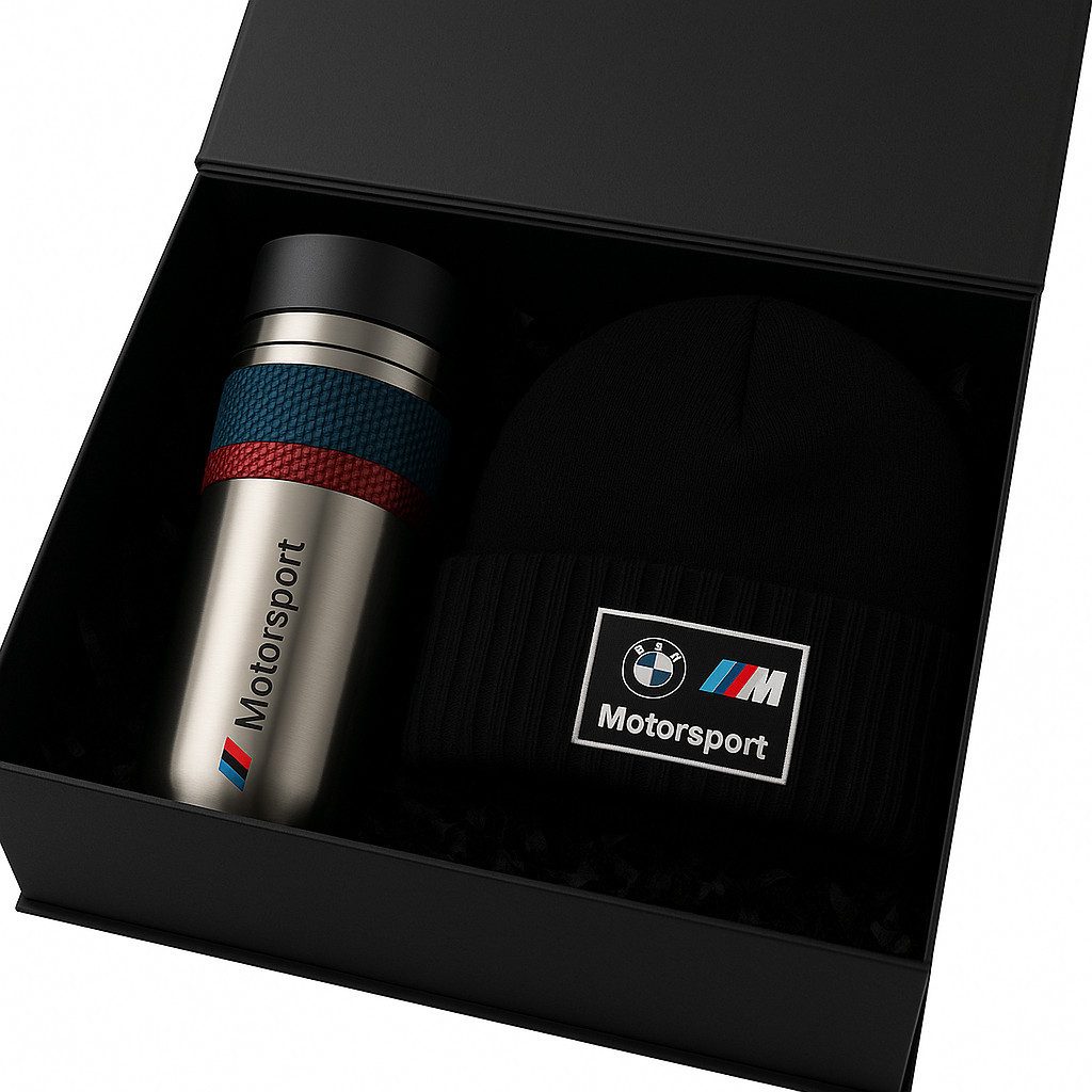 BMW Термокружка BMW M Motorsport Geschenkset Geschenkbox Термокружка M Beanie Mütze, 1-tlg.