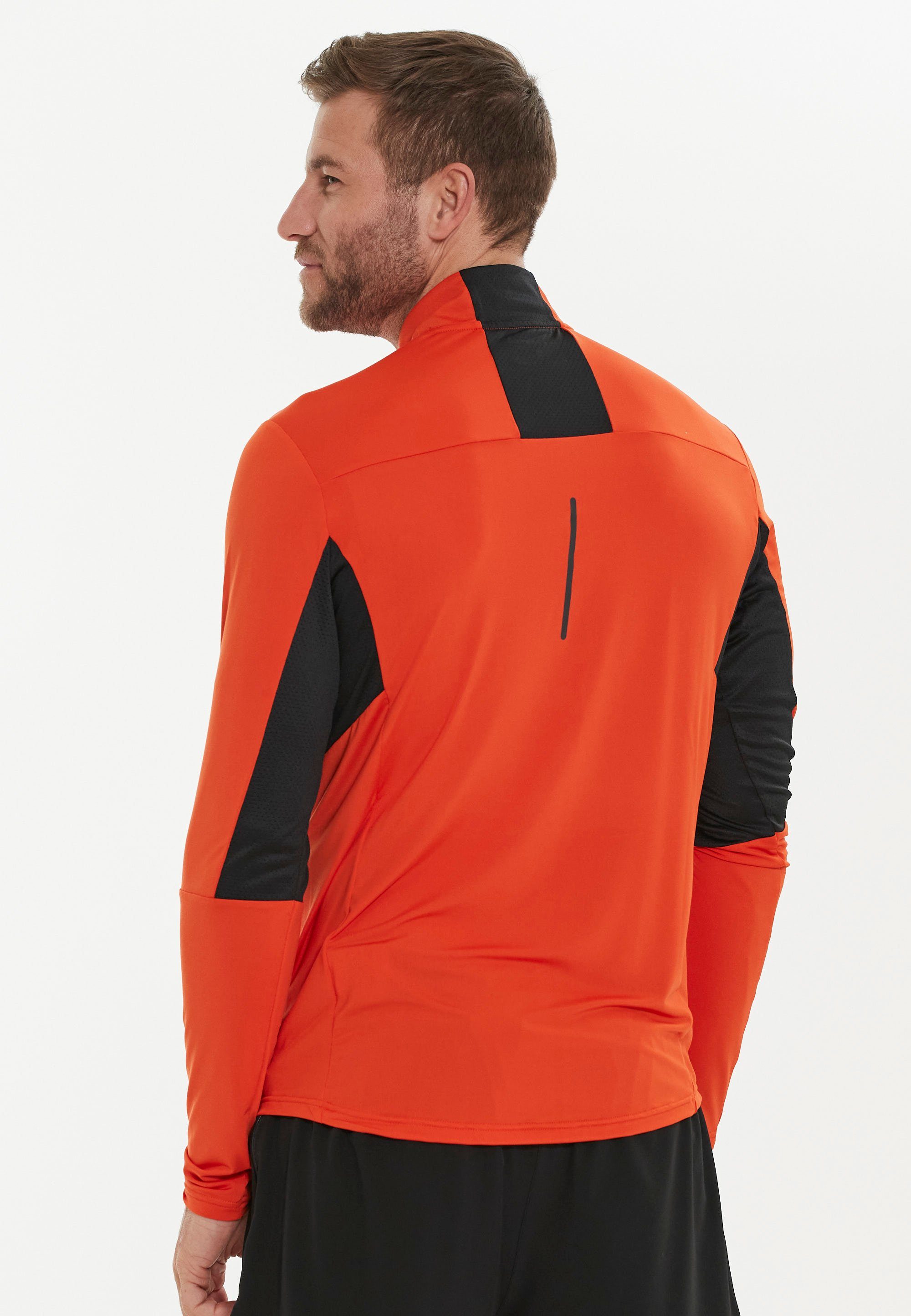 Sportausstattung hochwertiger mit ENDURANCE Langarmshirt LANBARK orange (1-tlg)