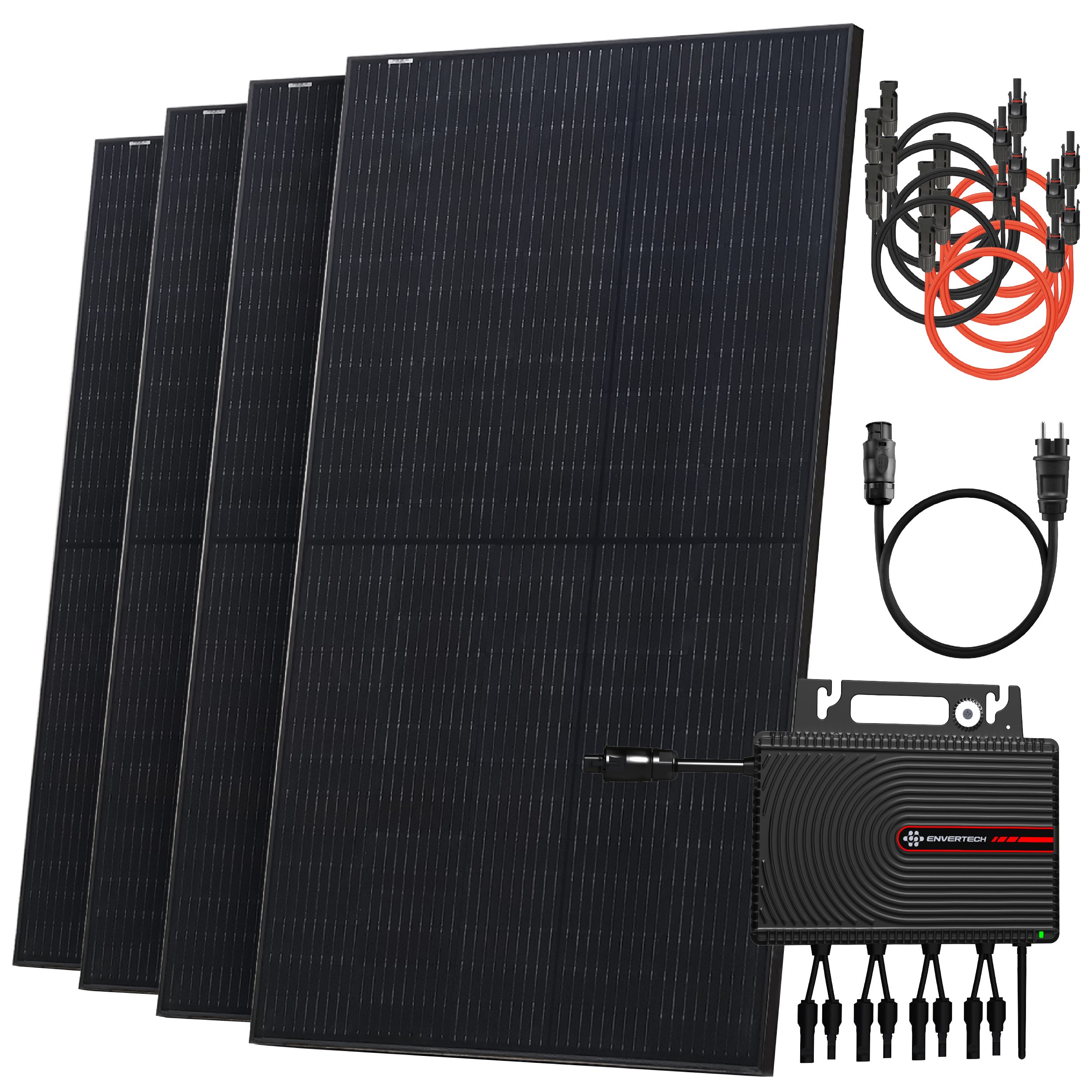 Balkonkraftwerk 2000 Wp / 800 Watt Solaranlage Steckdose