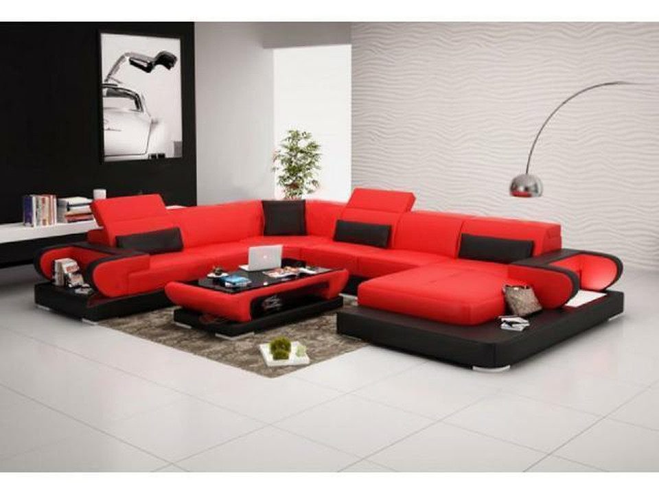 JVmoebel Wohnlandschaft Sofa Eckcouch Couch Funktionssofa günstig online kaufen