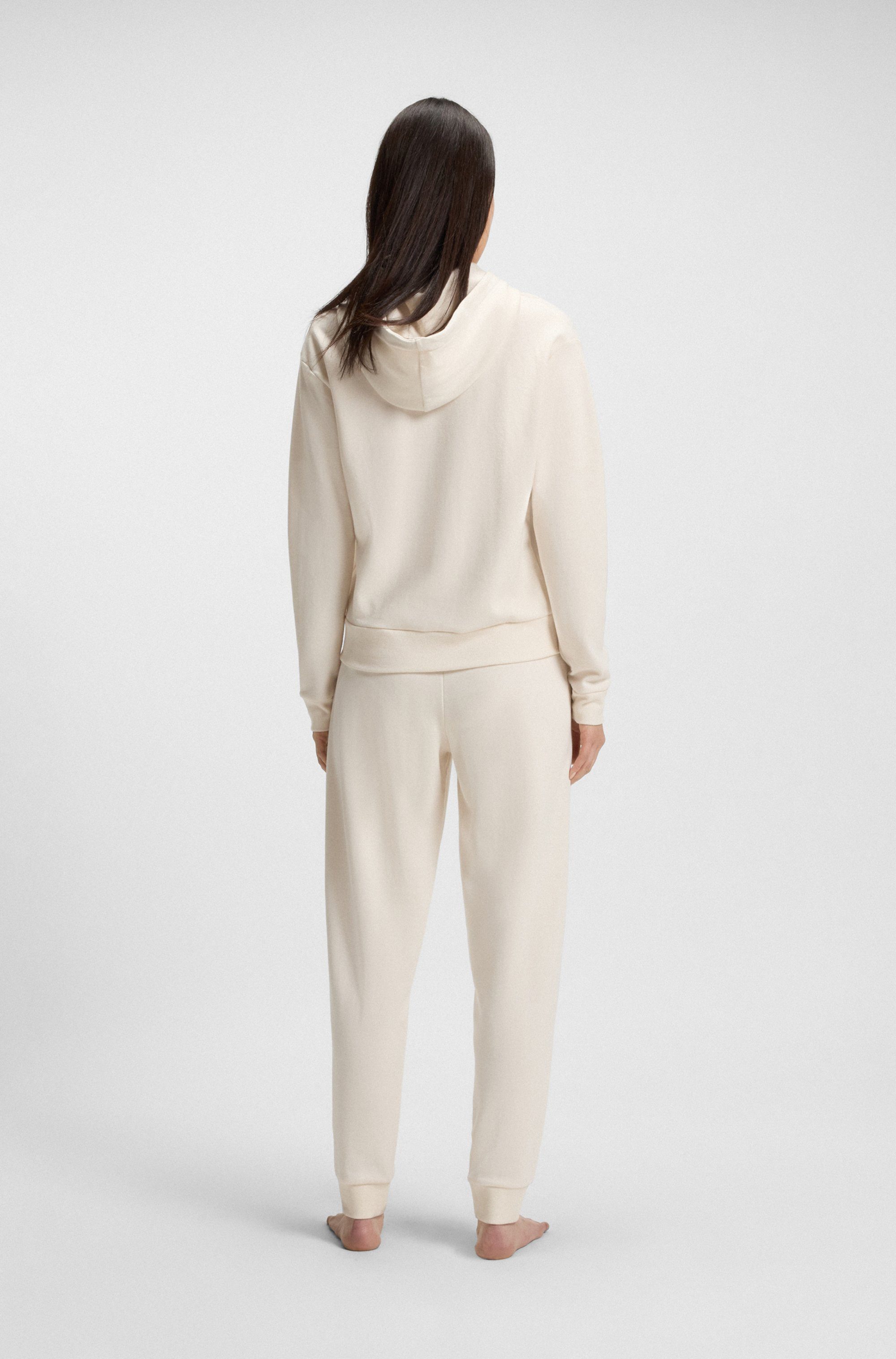 BOSS Relaxhose CP Stripe_Pants Cuff mit kontrastfarbener Kordel