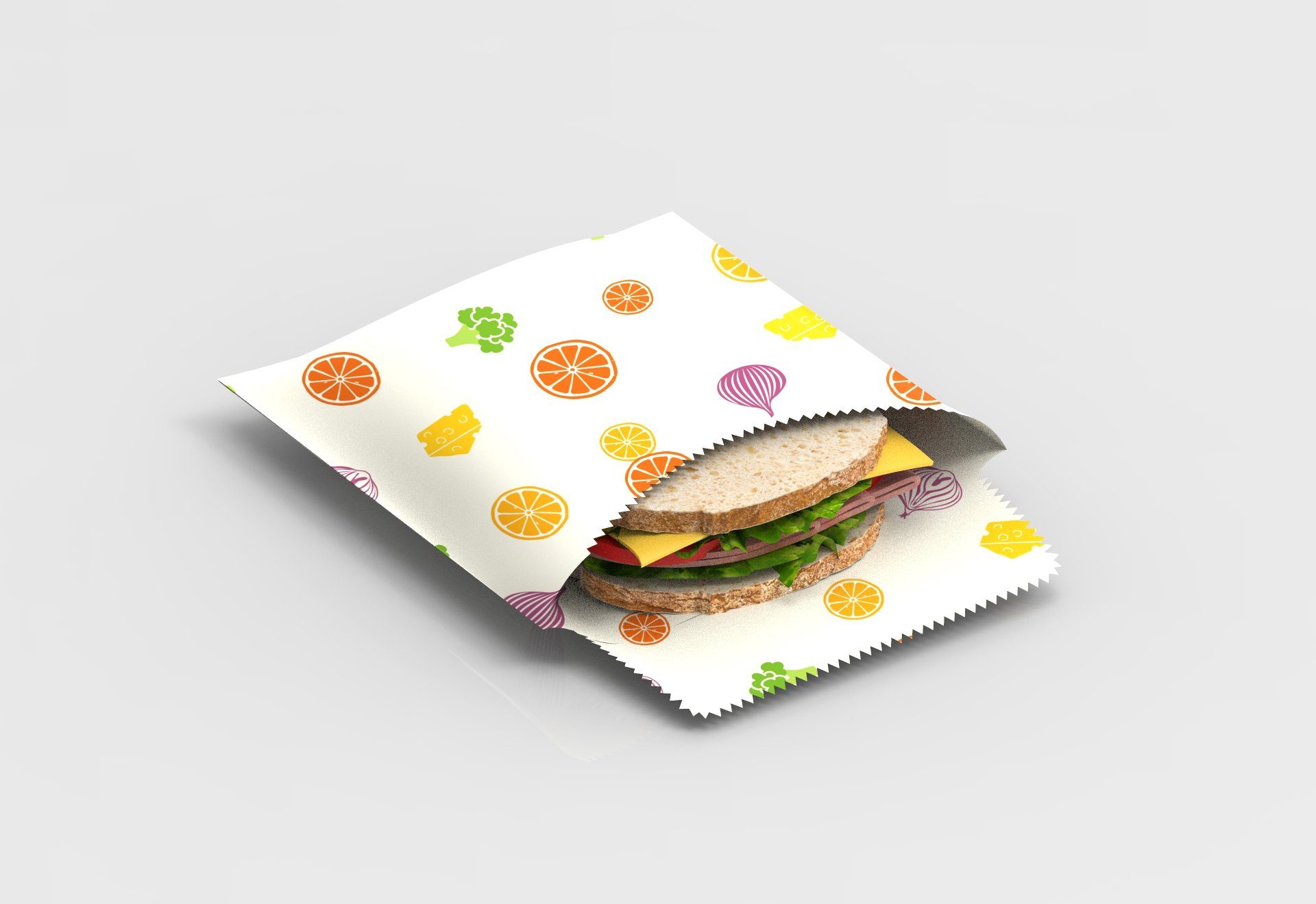 Nuts Bienenwachstuch Snackbeutel, Set, 1-tlg., wiederverwendbar und plastikfrei