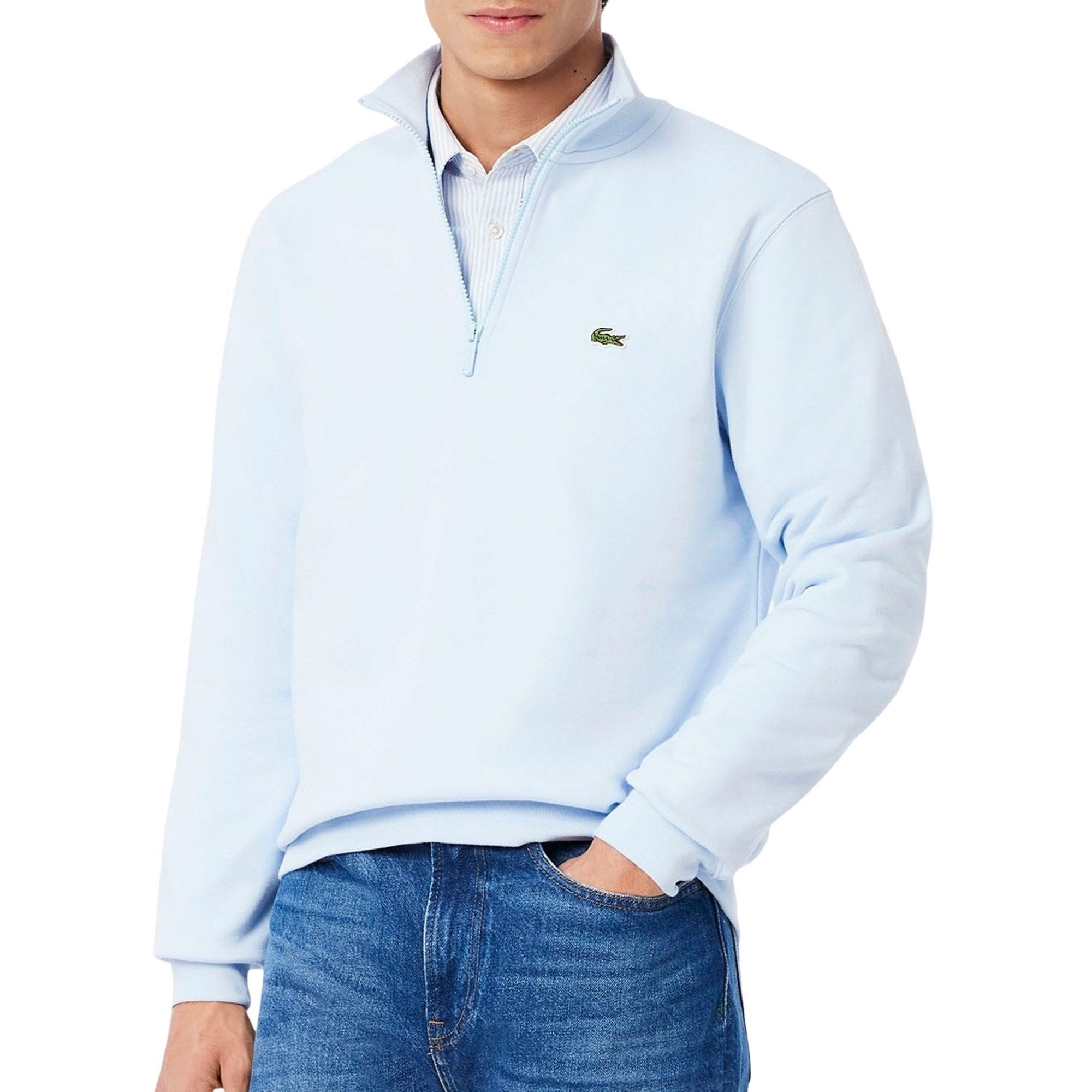 Lacoste Kapuzenpullover Herren Half Zip Pullover günstig online kaufen