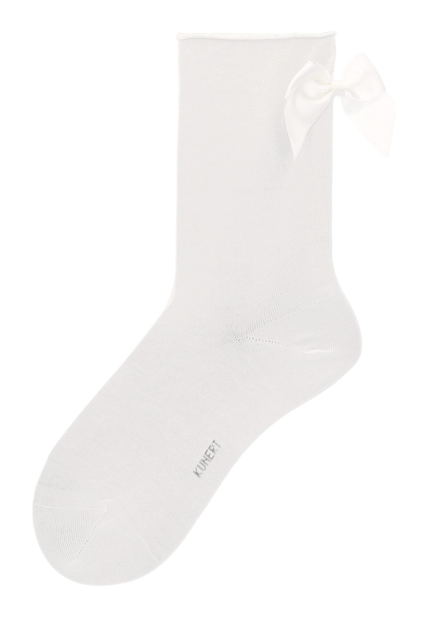 KUNERT Basicsocken Ribbon Love (1-Paar) Kurzsocken mit Schleife
