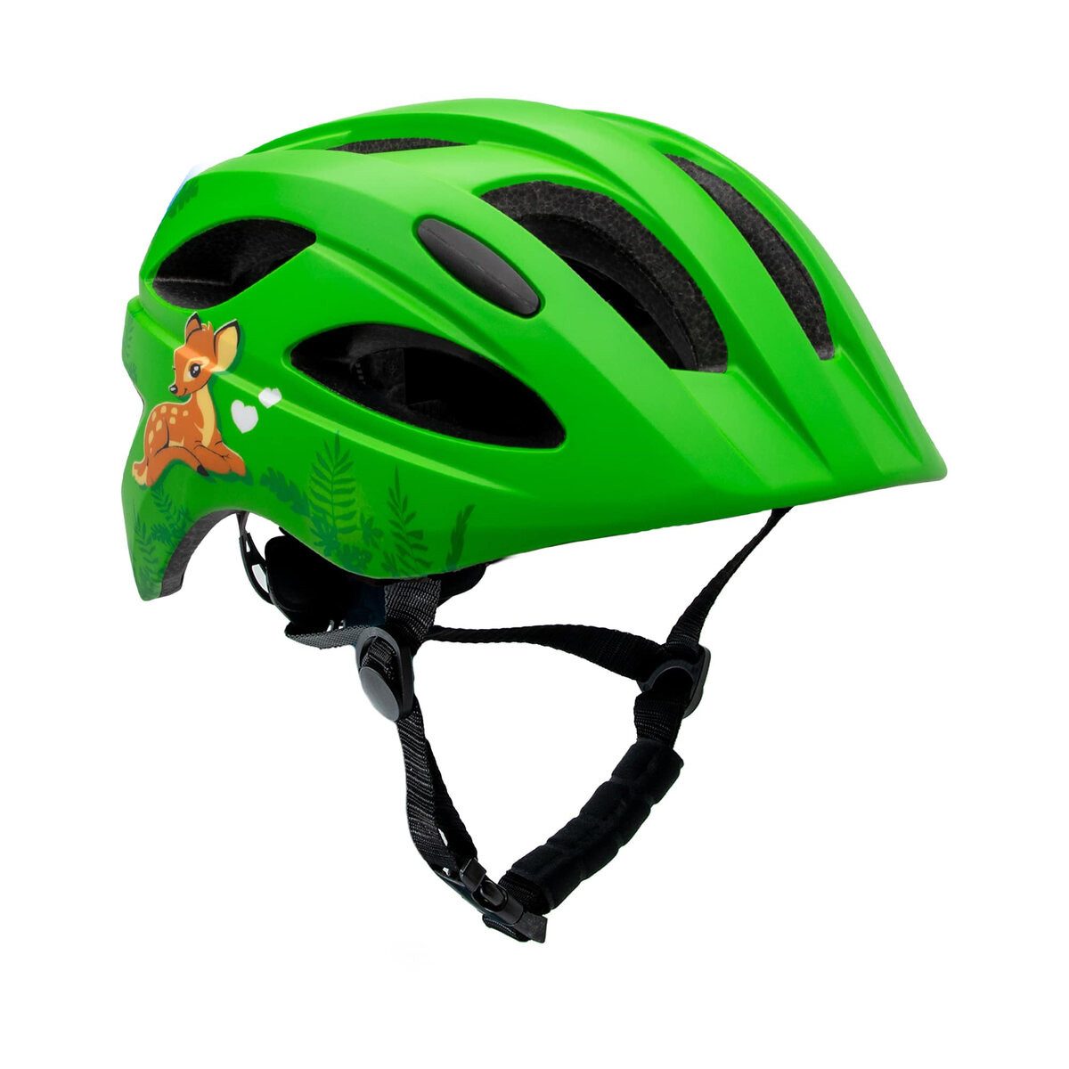 CRAZY SAFETY Kinderfahrradhelm Cool Cute Bicycle Helmet Green