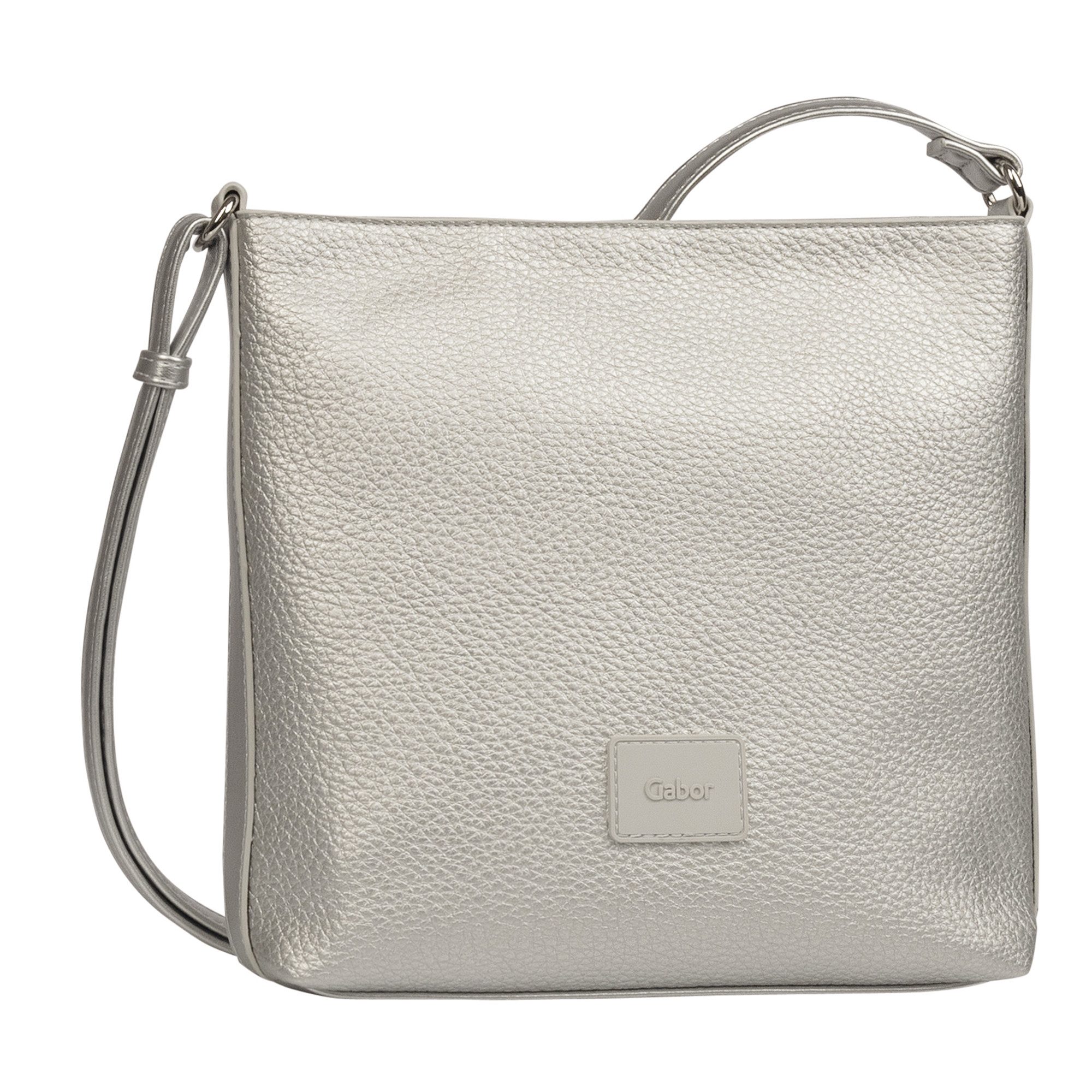 Gabor Umhängetasche Elfie, Damen Schultertasche, Handtasche mit Logo-Aufnäher