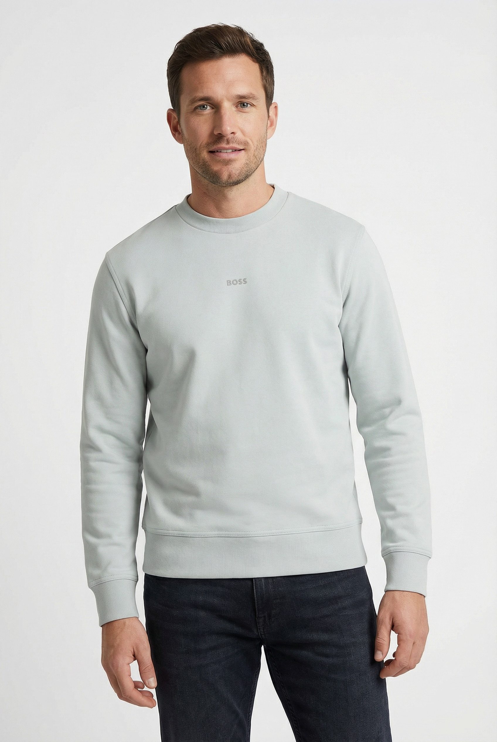 BOSS ORANGE Sweatshirt WeSmallcrew mit Logo auf der Brust günstig online kaufen