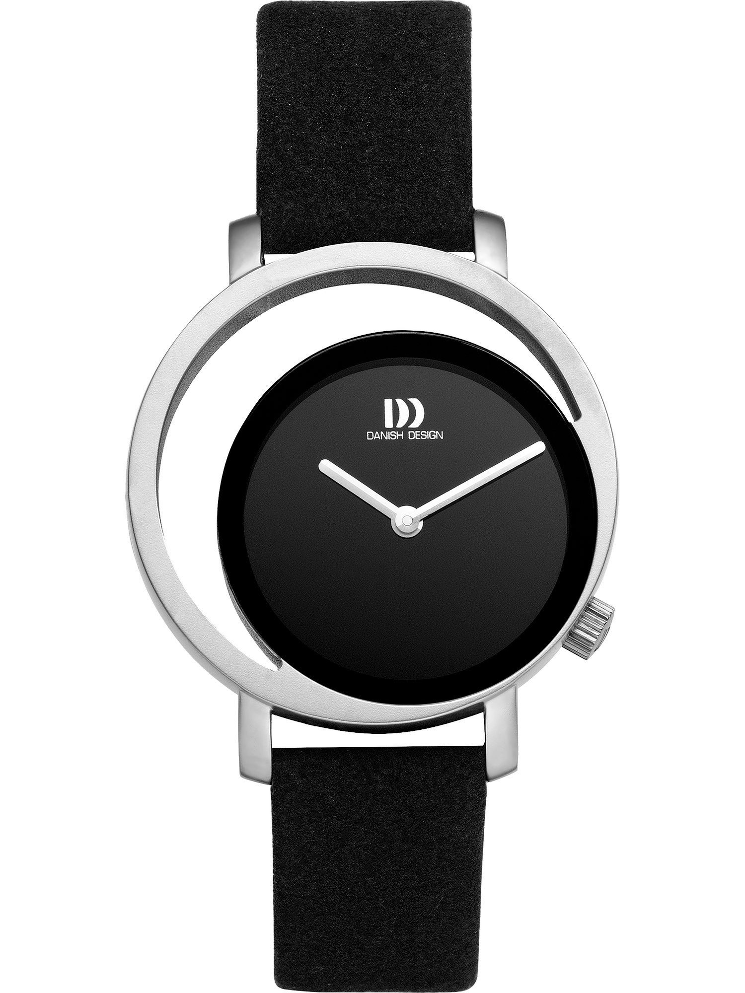 Design schwarz Design Danish Damen-Uhren Danish Quarz, Klassikuhr Chronograph Analog