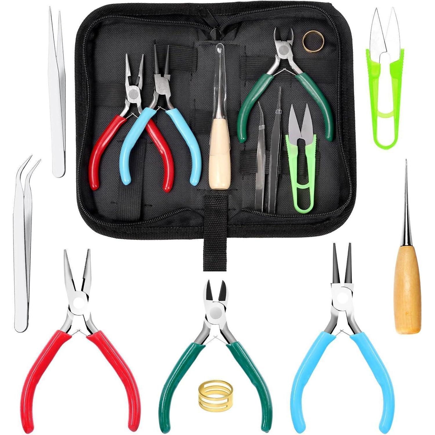 LuxusKollektion Zangenset Schmuckwerkzeug-Set 9-teilig mit Zangen