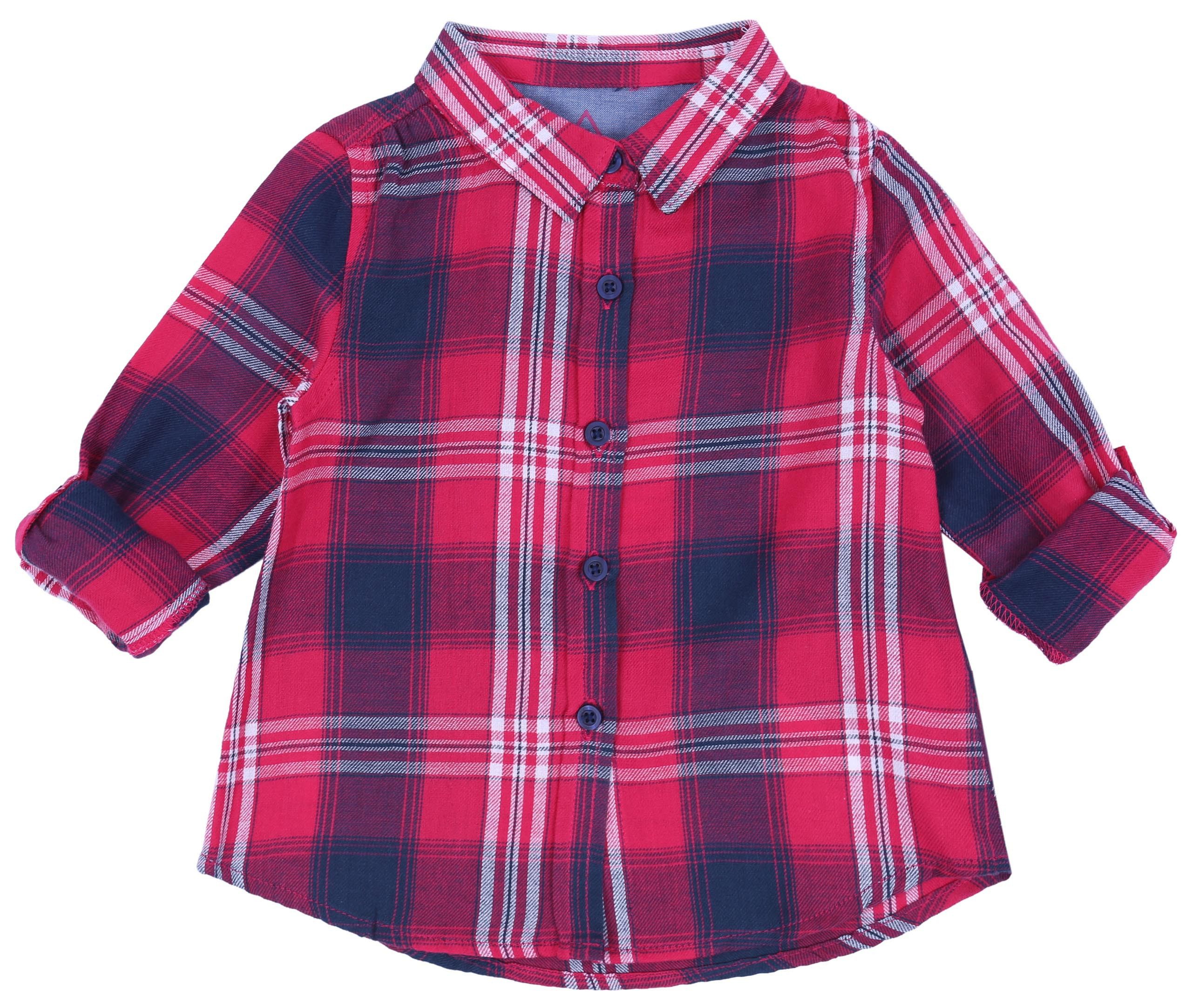Sarcia.eu Checkered Shirt Pink Checkered Shirt 18-24 Months