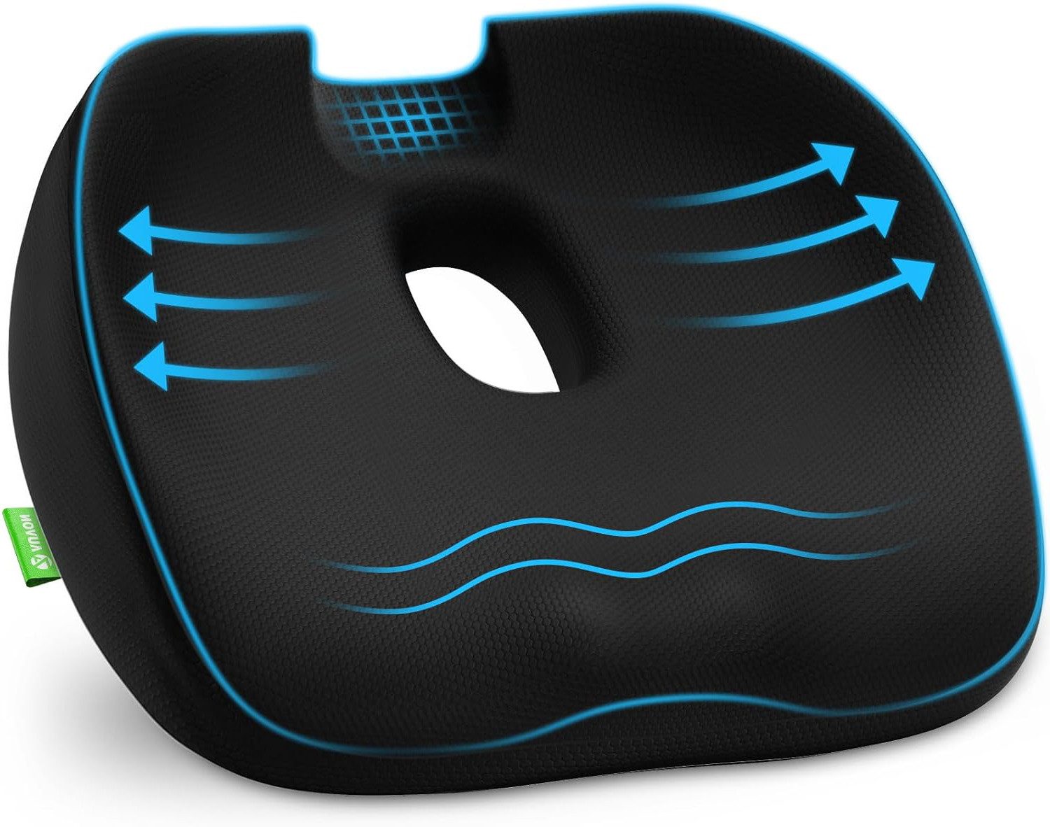 ibettertec Sitzkissen Orthopädisch Ergonomisches Hämorrhoiden Sitzkissen, Fördert gesundes Sitzen & entlastet Rücken – Zuhause, Büro & …