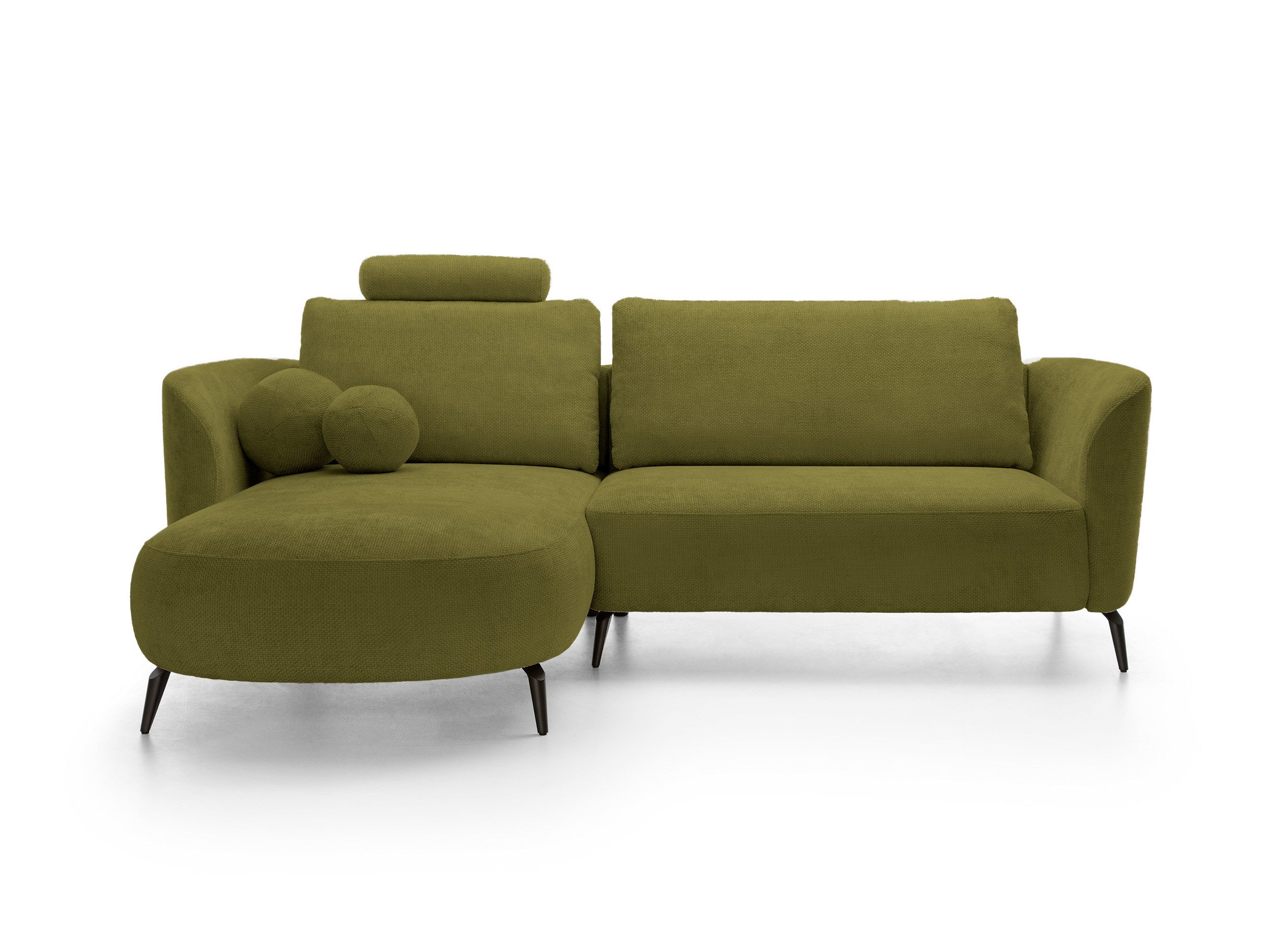 Goldstoff Ecksofa Zenit – L-Form Sofa günstig online kaufen