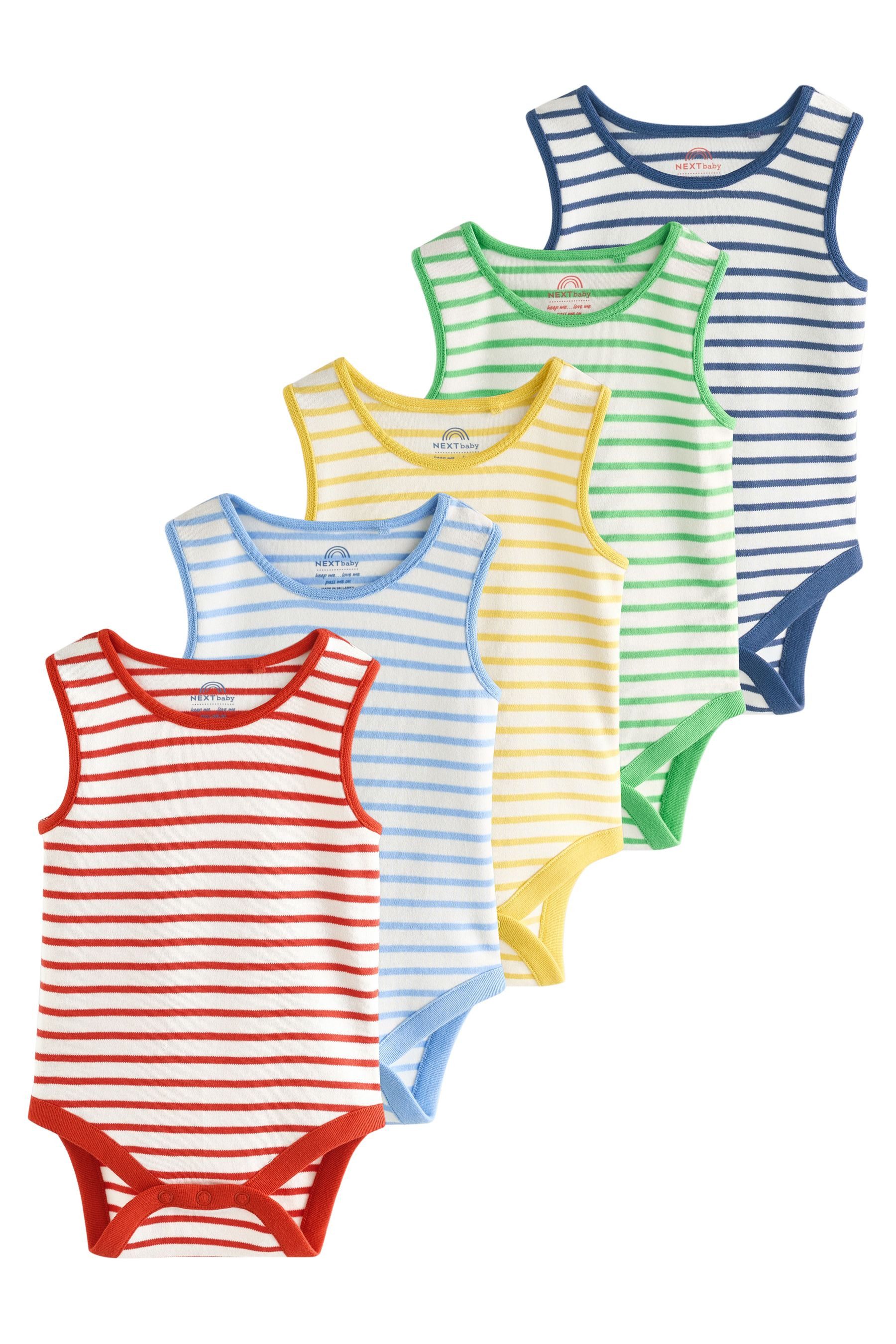 Body Ärmellose Strampler im 5er-Pack