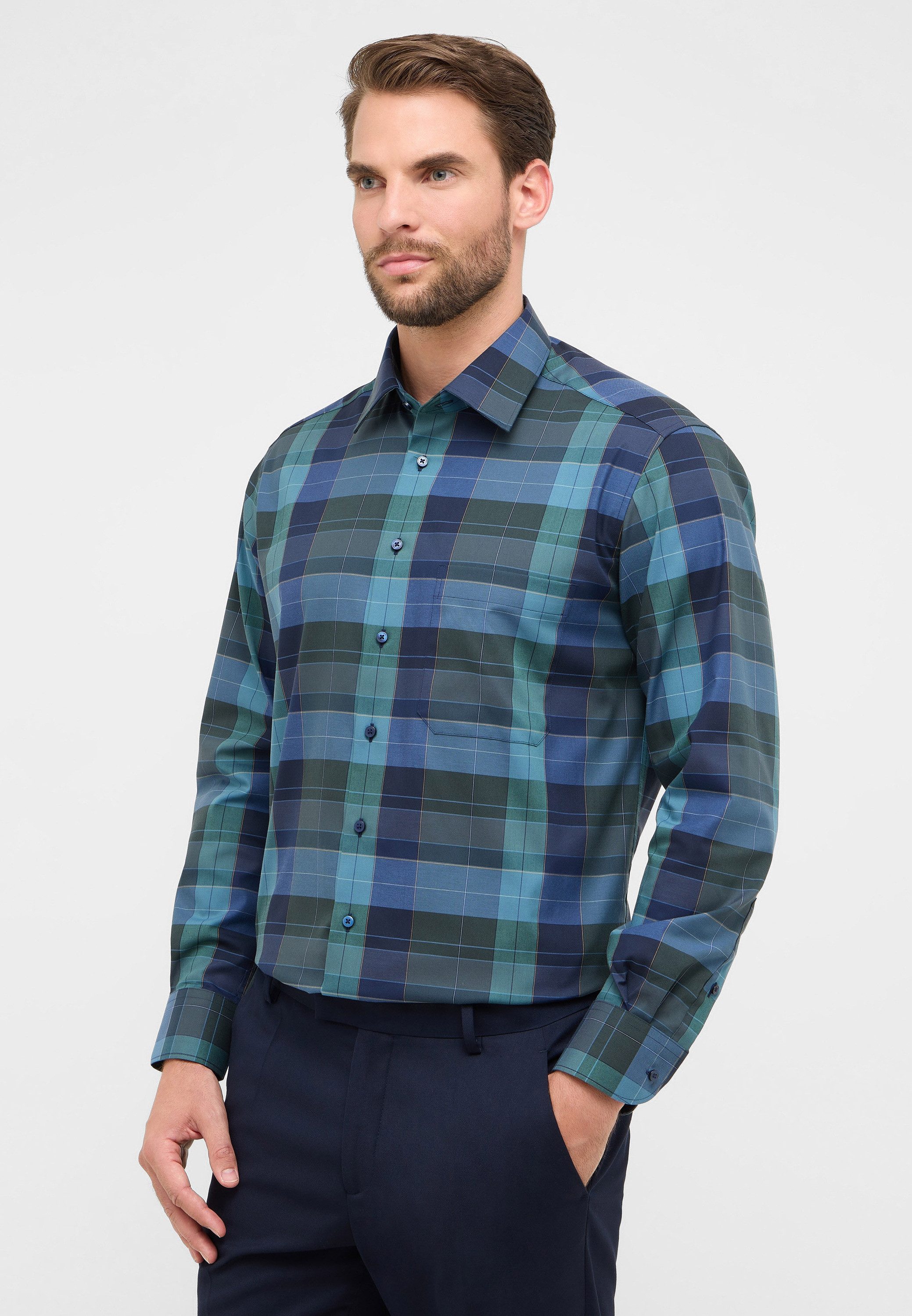 Eterna Langarmhemd COMFORT FIT NON IRON günstig online kaufen