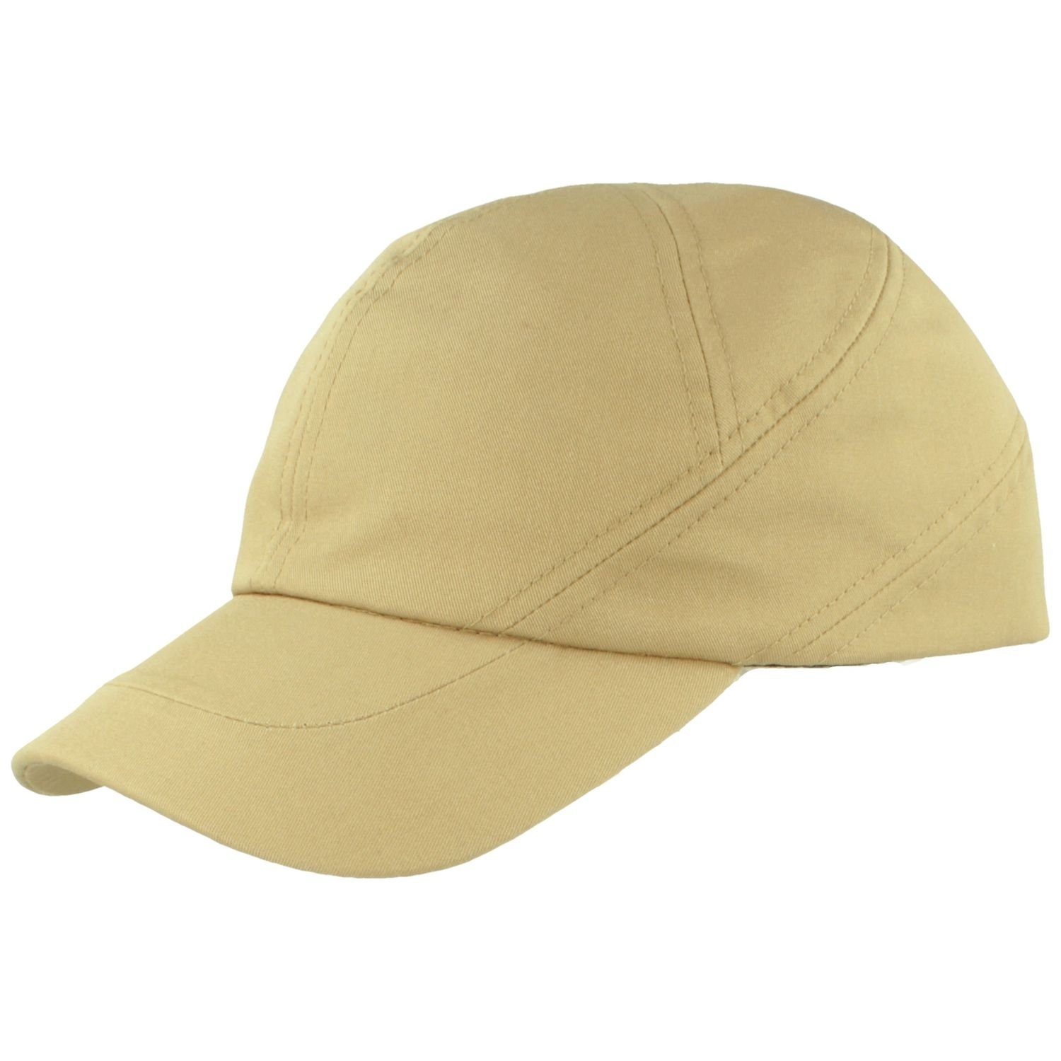 Breiter Baseball Cap Sommer-Cap uni mit UV-Schutz 50 günstig online kaufen
