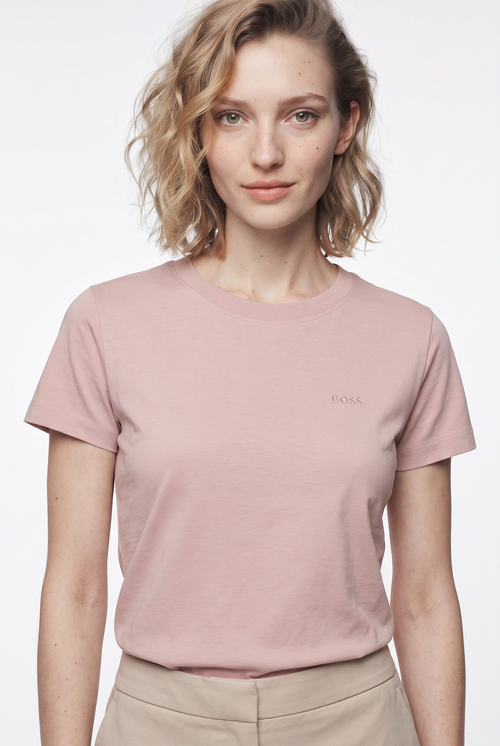 BOSS ORANGE T-Shirt Esogo Premium Damenmode mit Logo – Bild 2 von 5