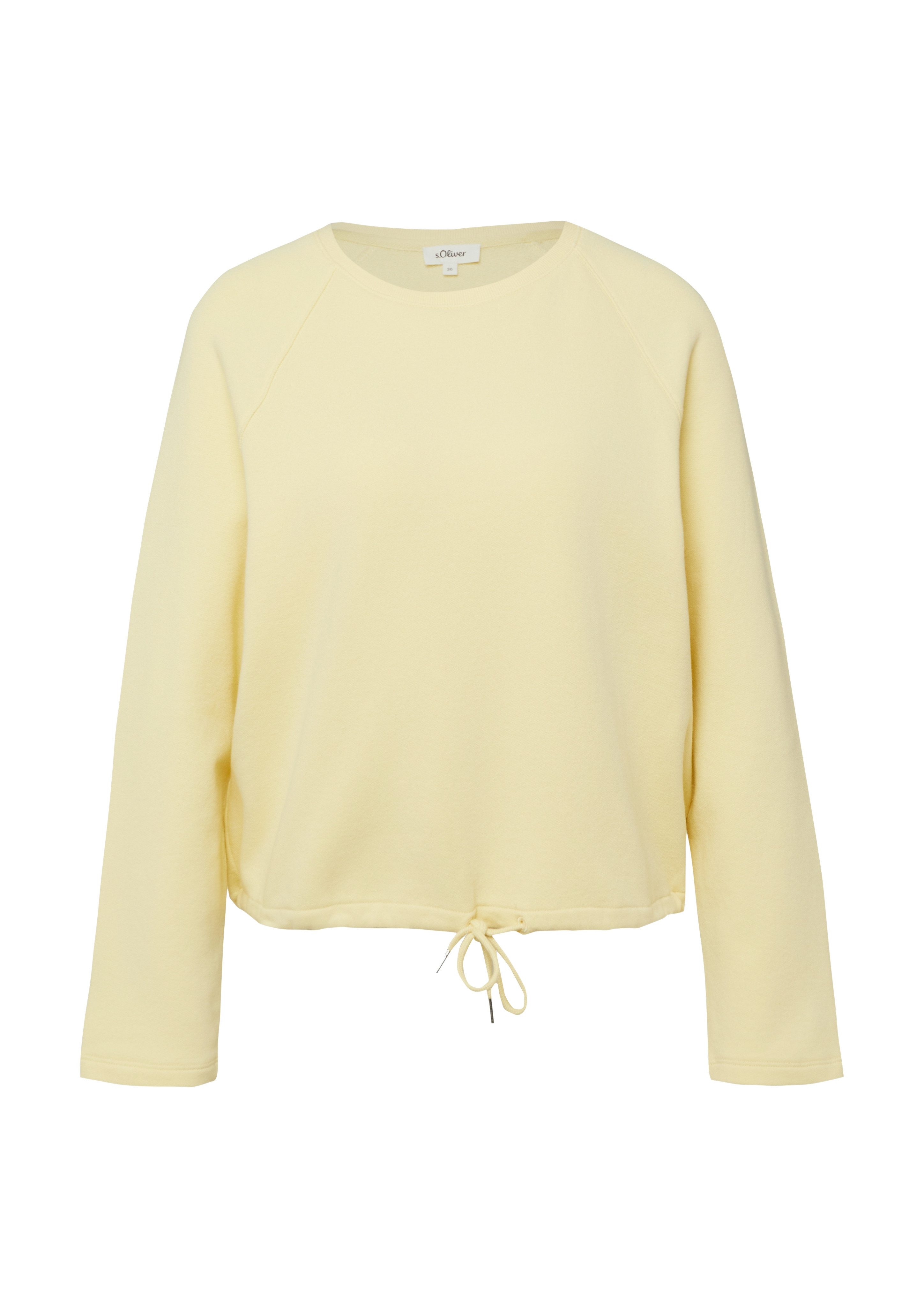 s.Oliver Sweater mit Bindeband am Saum