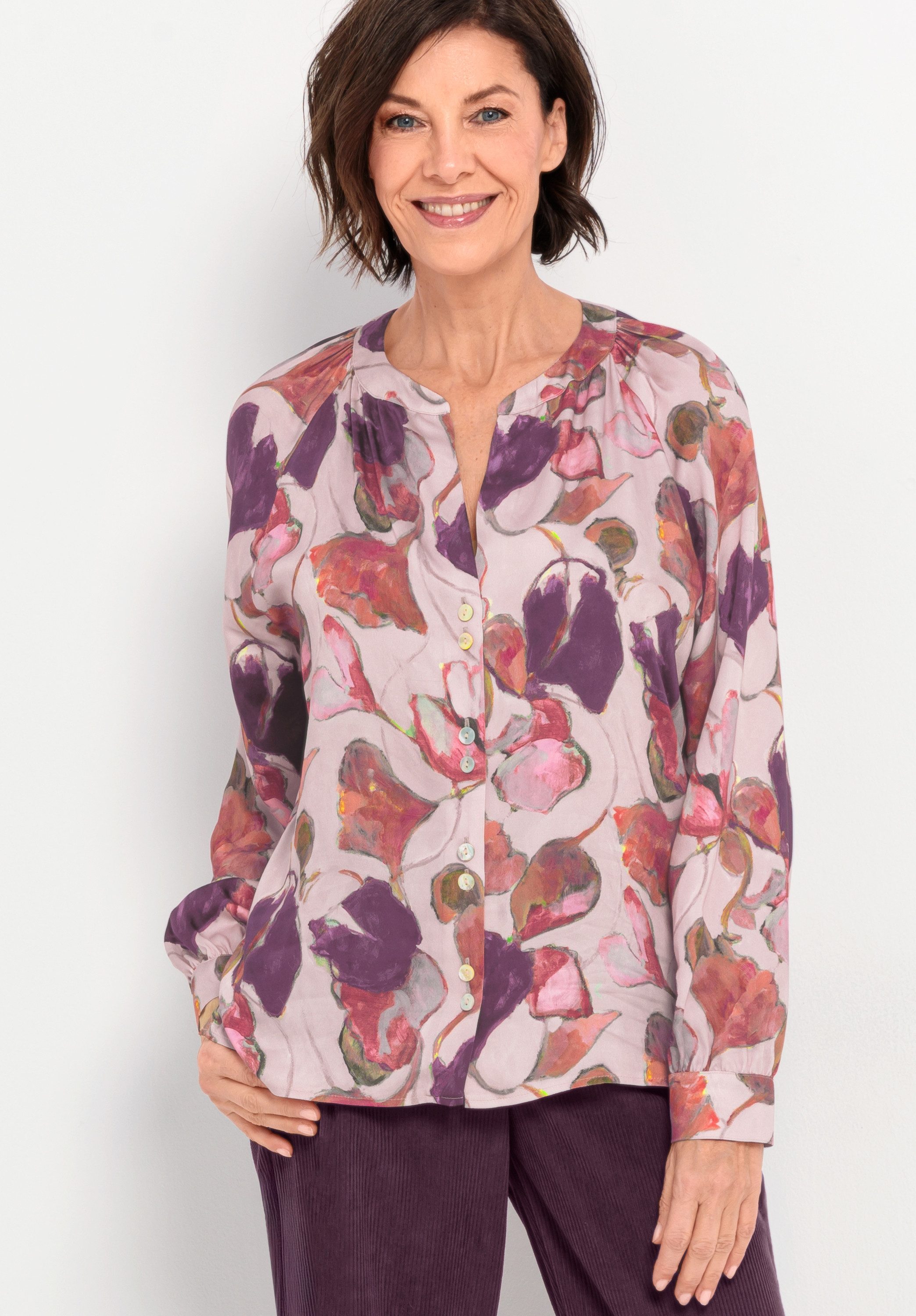 bianca Druckbluse RANJA mit floralem Dessin günstig online kaufen
