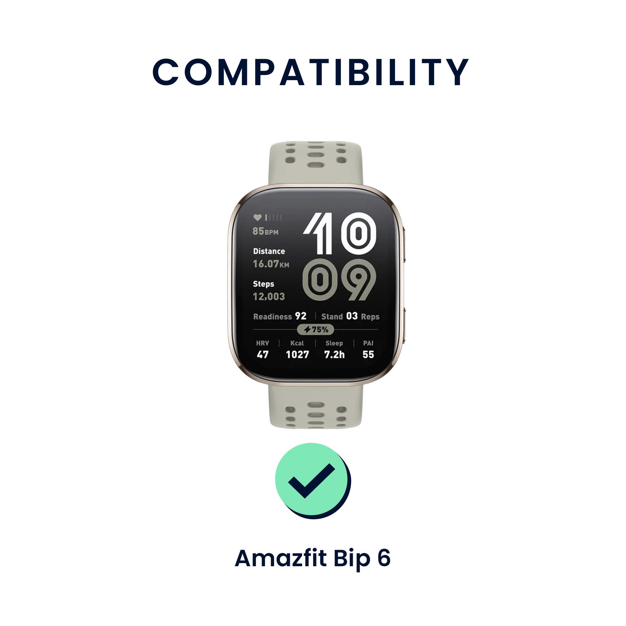 kwmobile Smartwatch-Armband 2x Sportarmband für Amazfit günstig online kaufen